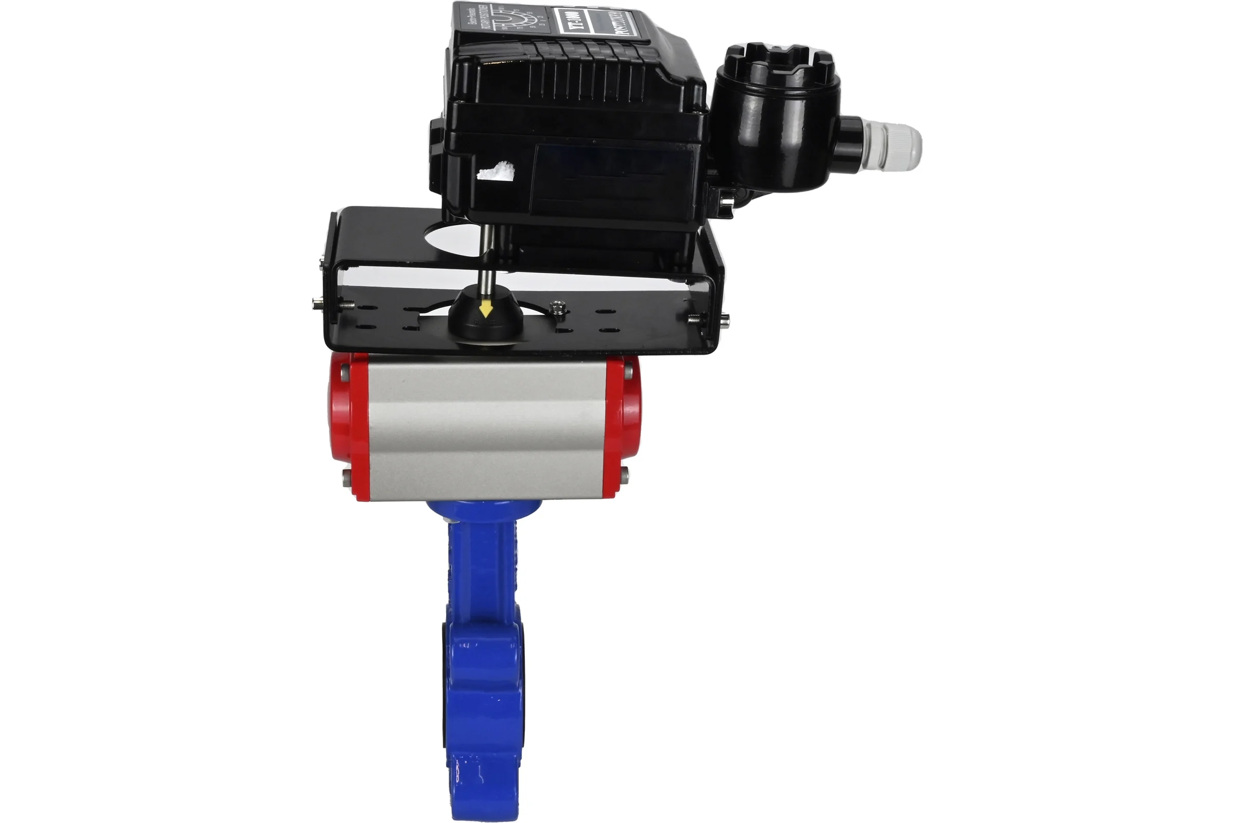 Затвор DN.ru QT450-QT450-EPDM-2W-Fb-H Ду125 Ру16 LUG пневмопривод, позиционер D050-51882