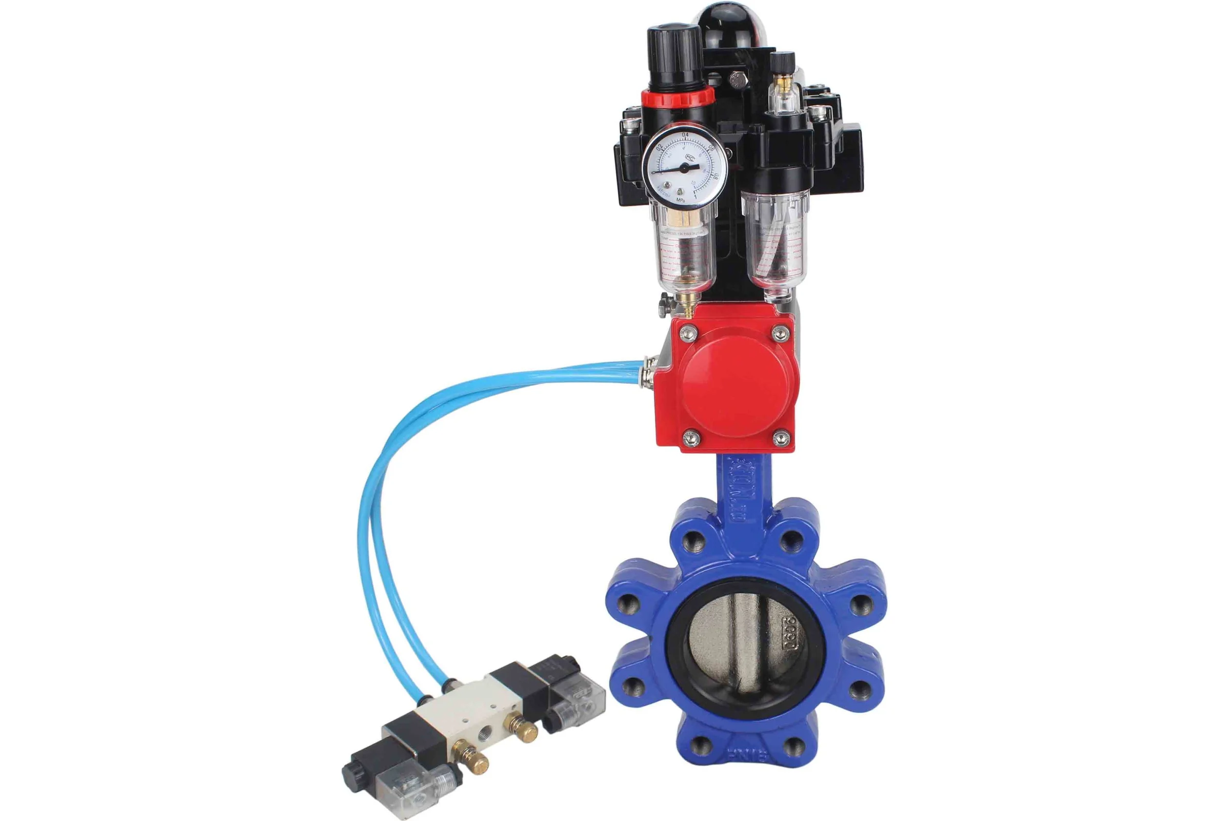 Затвор DN.ru QT450-QT450-EPDM-2W-Fb-H Ду100 Ру16 LUG пн.привод, пн.распред., БПВ, БКВ D050-51629