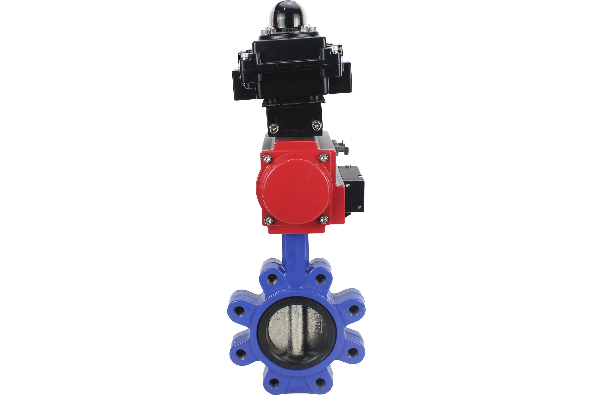 Затвор DN.ru QT450-QT450-EPDM-2W-Fb-H Ду125 Ру16 LUG пн.привод, пн.распределитель, БКВ D050-52305