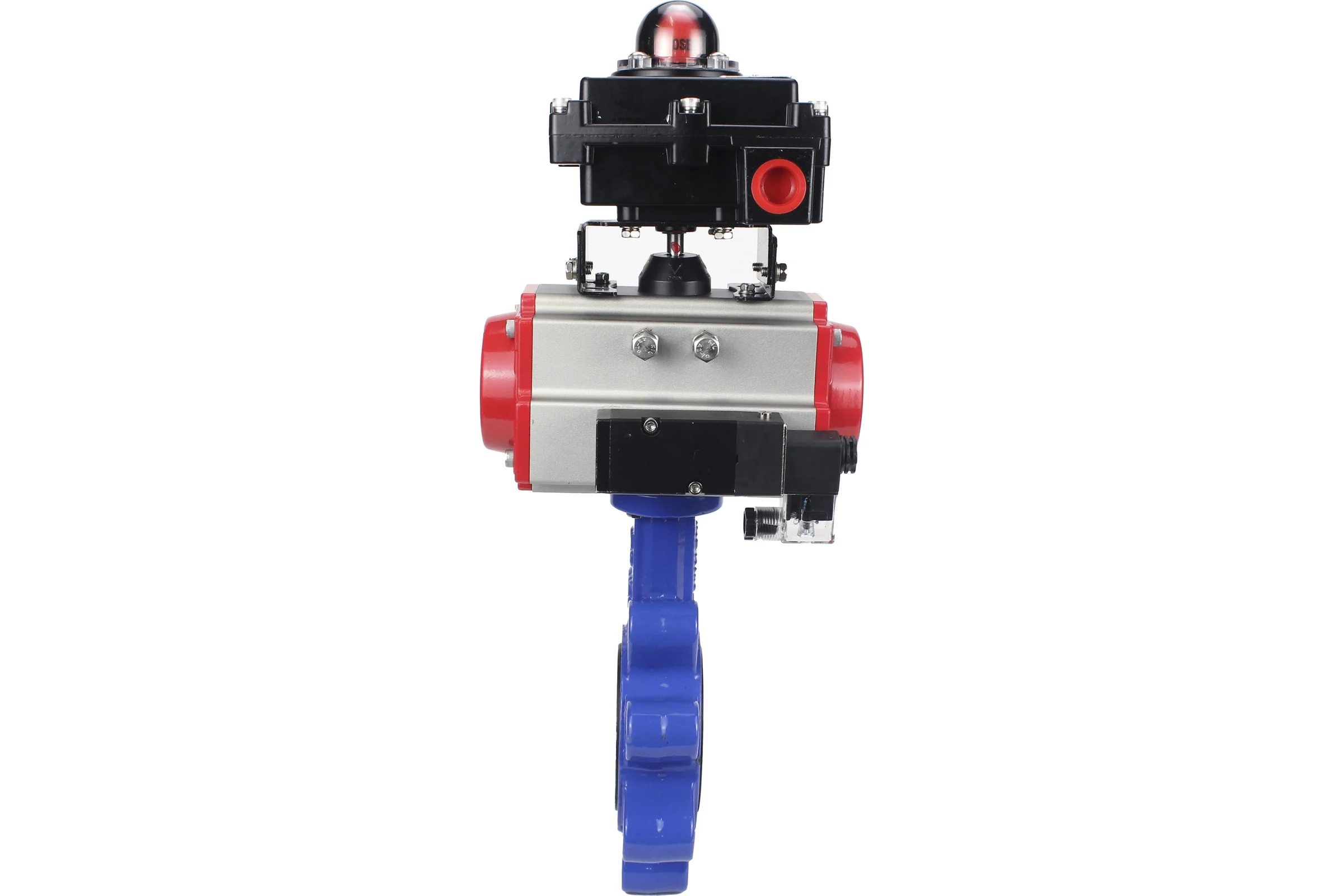 Затвор DN.ru QT450-QT450-EPDM-2W-Fb-H Ду125 Ру16 LUG пн.привод, пн.распределитель, БКВ D050-52305