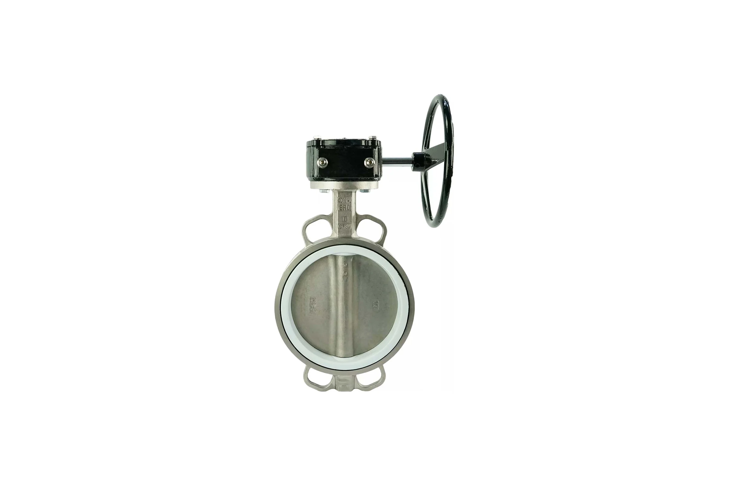 Дисковый поворотный затвор DN.ru 304-304-PTFE-2W-Fb-R Ду250 Ру16 с редуктором D050-46280