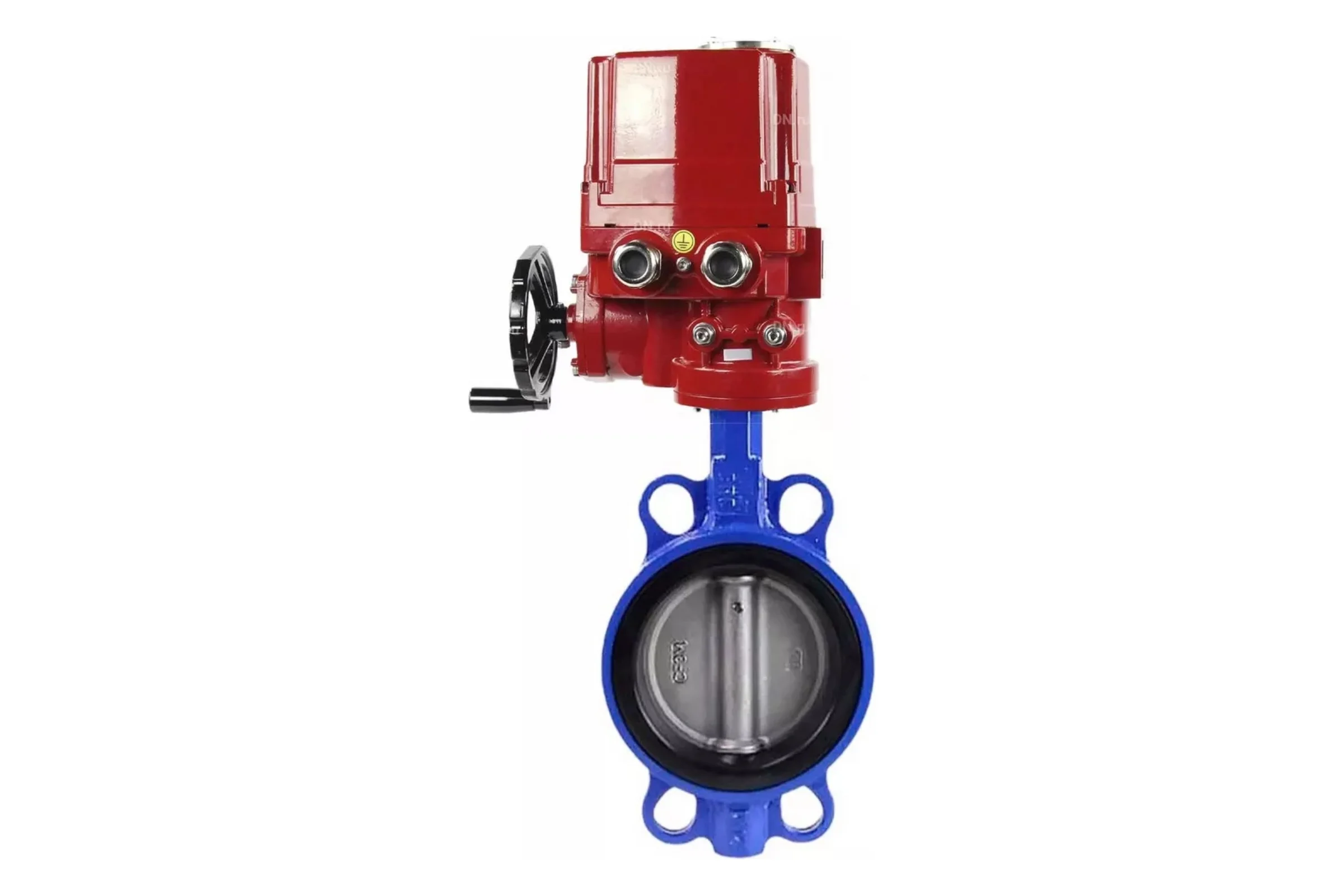Дисковый затвор DN.ru QT450-QT450-EPDM-2W-Fb-H LUG Ду125 Ру16 электропривод EX-015 220В D050-53104