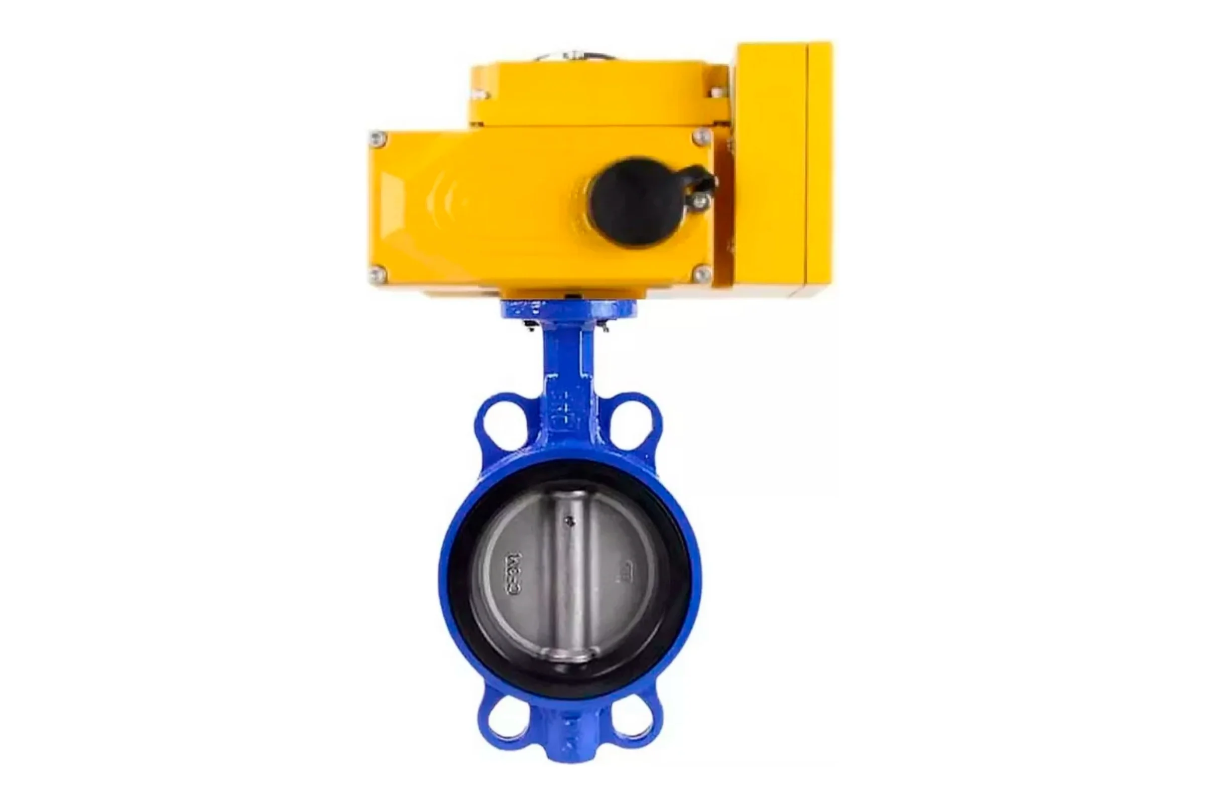 Дисковый затвор DN.ru QT450-304-NBR-2W-Fb-H LUG Ду80 Ру16 электропривод QT-005 4-20мА D050-53117