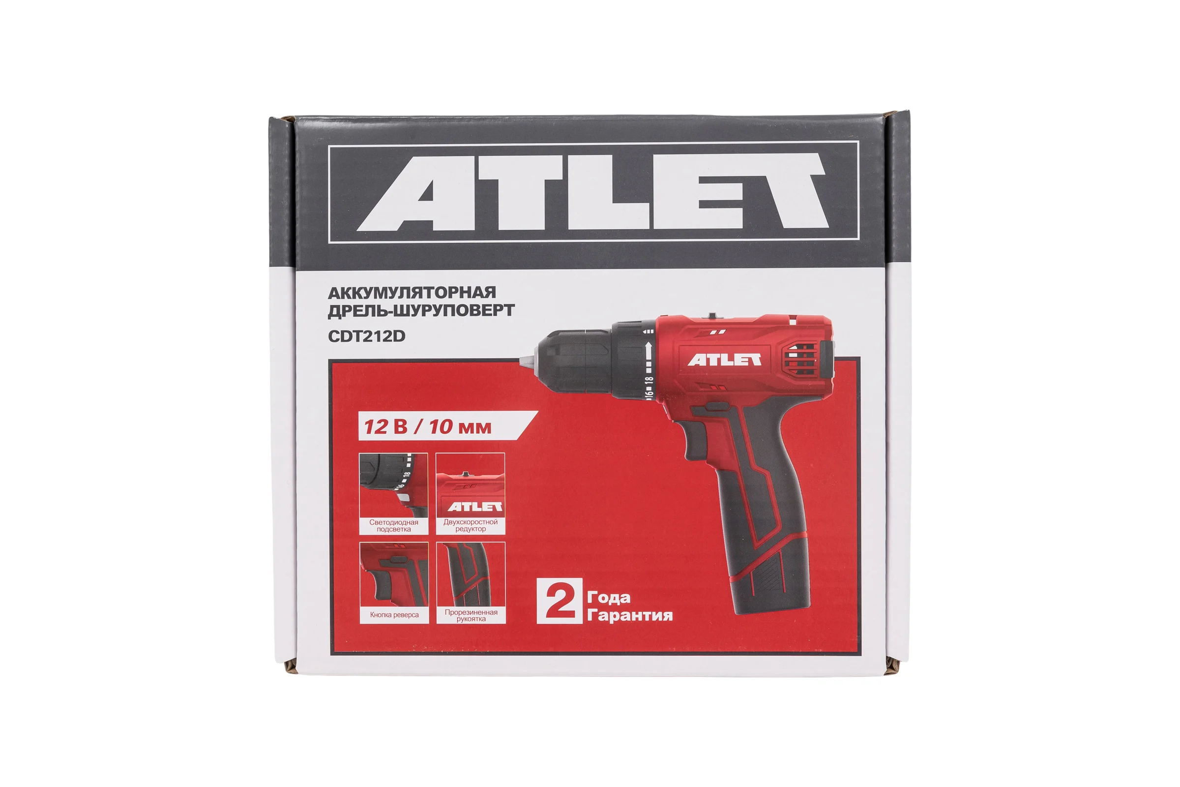 Аккумуляторная дрель-шуруповерт ATLET CDT212D