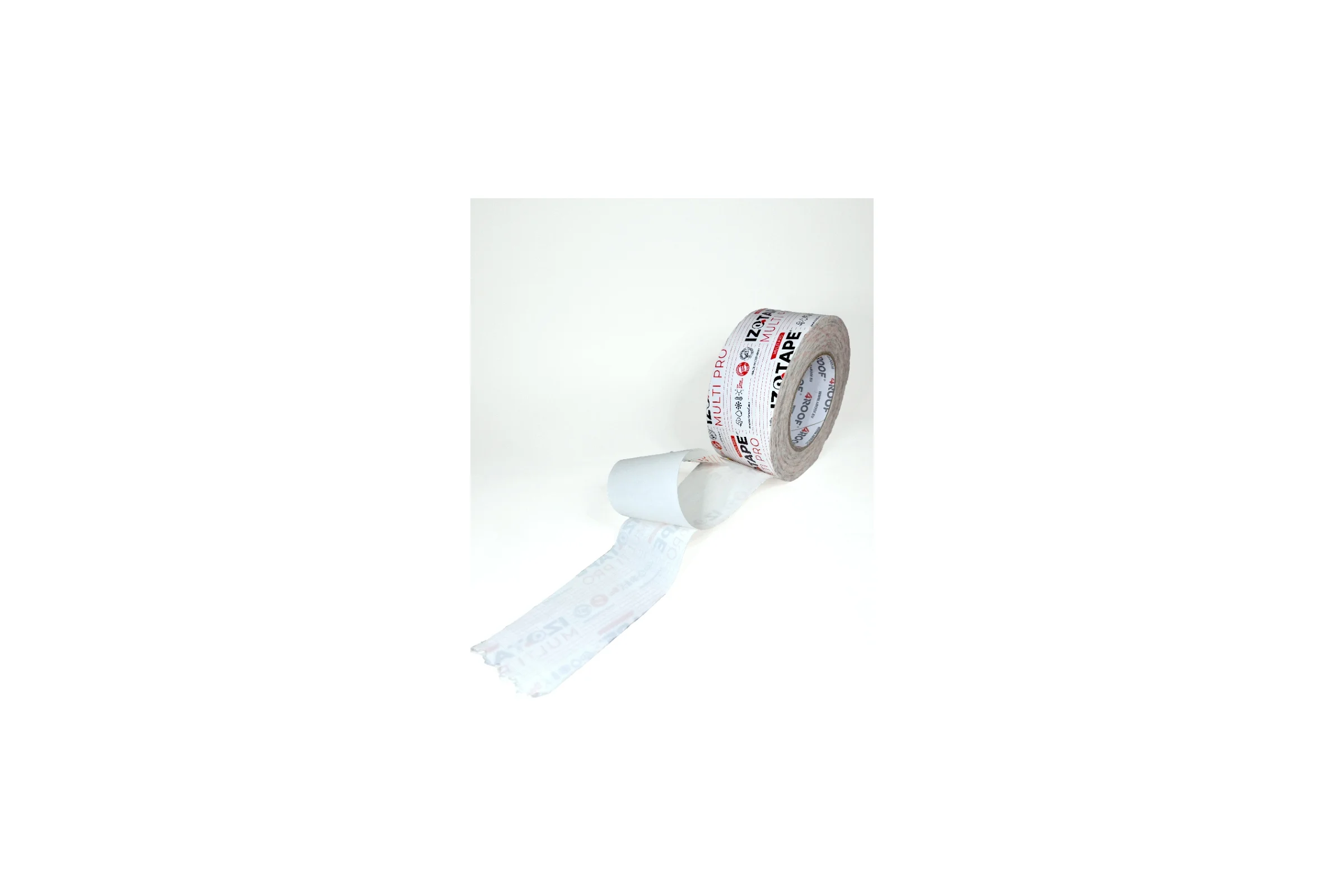 Мультифункциональная лента 4Roof IZOTAPE MULTI PRO односторонняя клейкая лента для наружных и внутренних работ, 60 мм х 25 м, белая, 10 шт/уп 118700