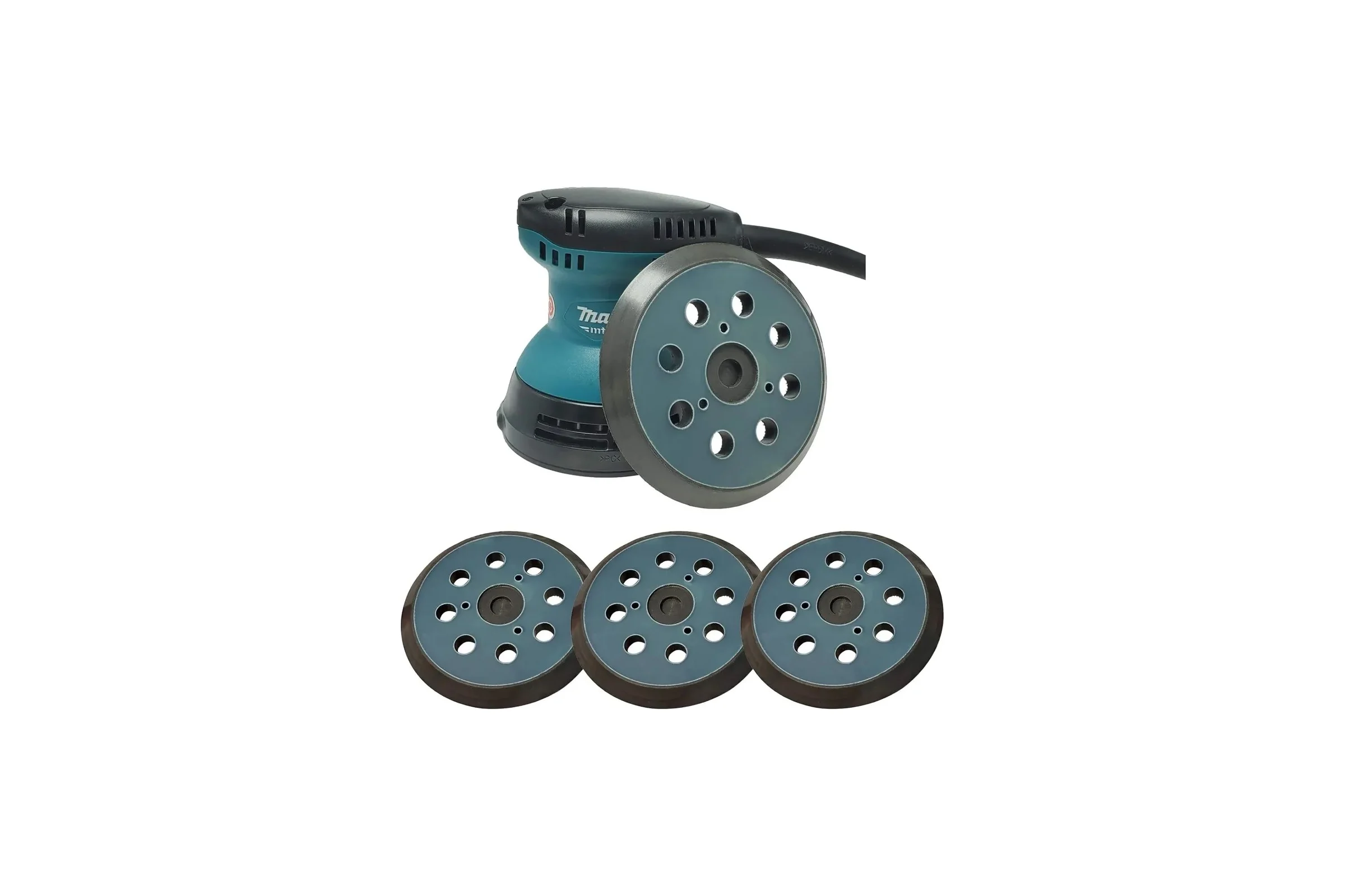 Комплект из опорной тарелки Vitatools подошва, 125 мм, для Makita (Макита), DeWalt, Vitatооls,10 шт PD-125-8-3-B-10