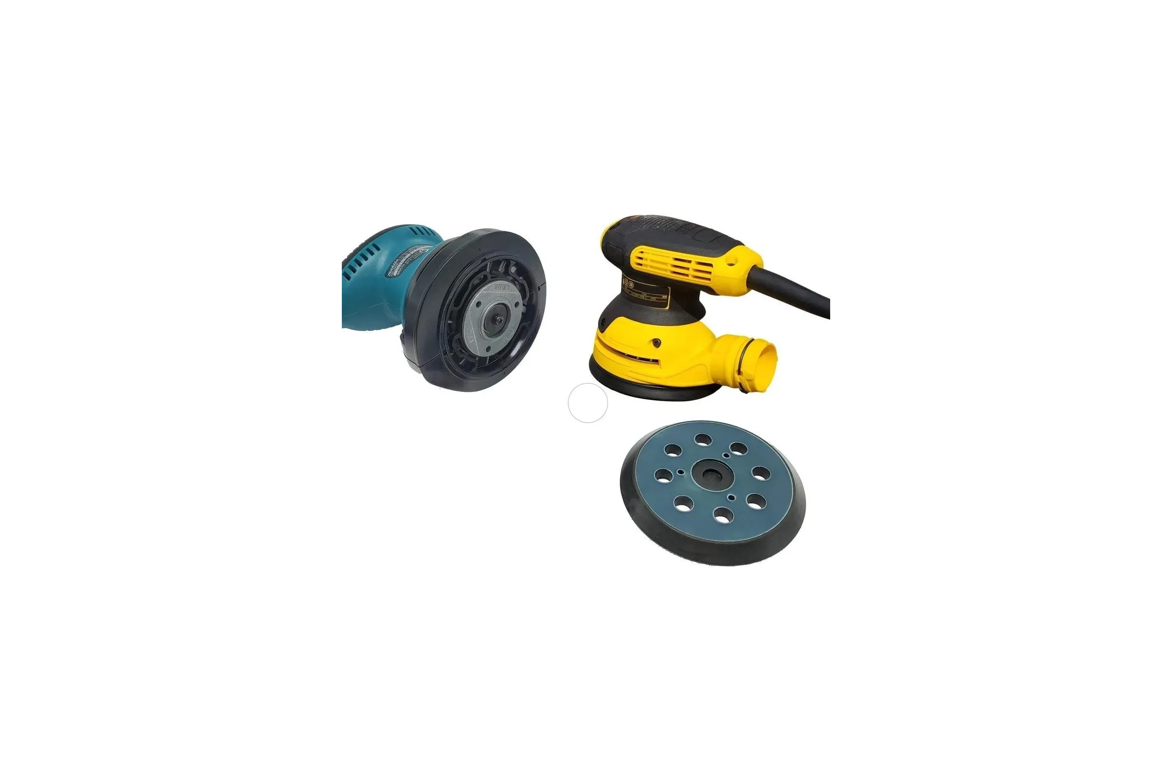 Комплект из опорной тарелки Vitatools подошва, 125 мм, для Makita, DeWalt, Vitatооls, 5 шт PD-125-8-3-B-5