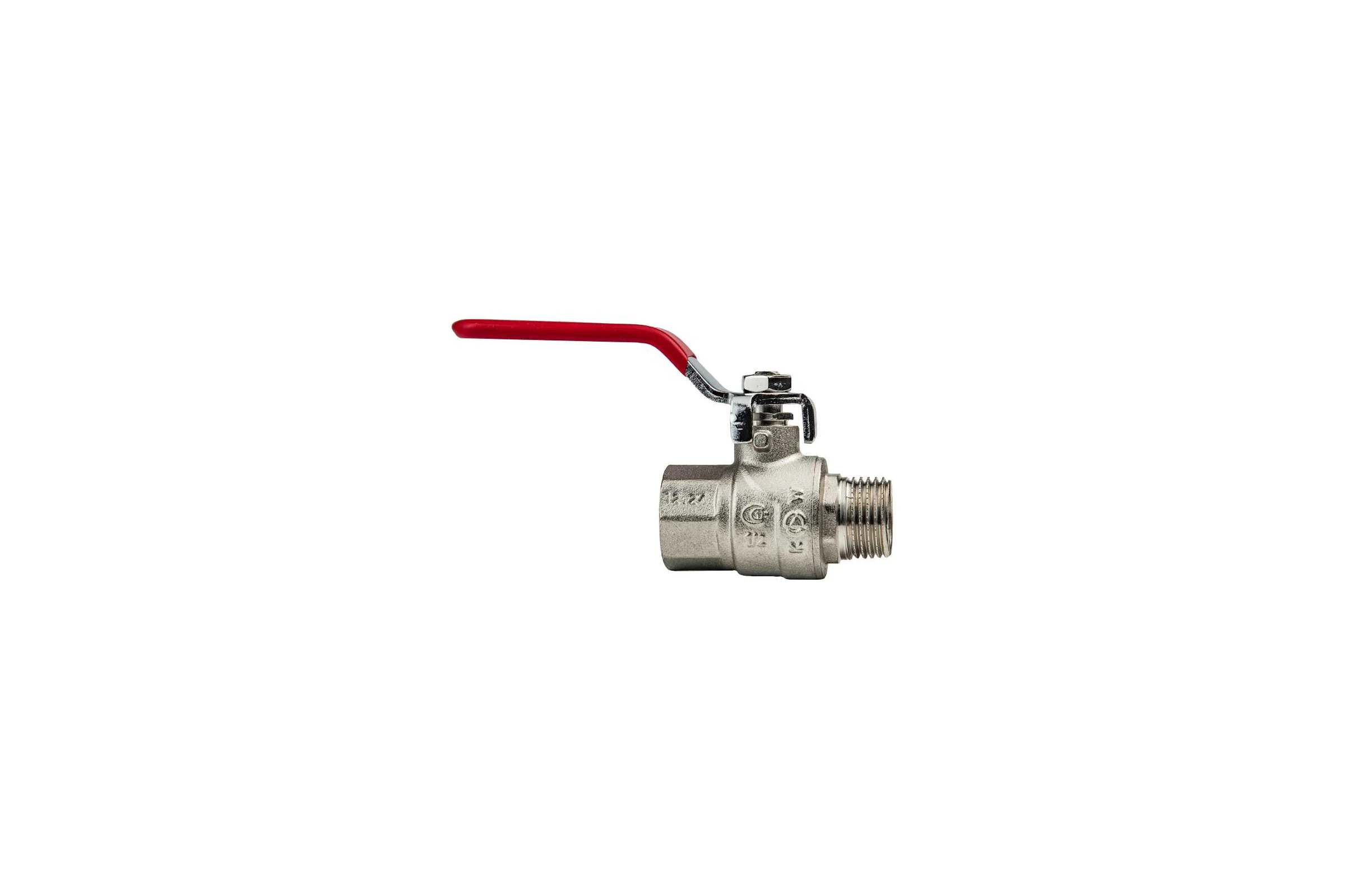 Кран шаровой KROMWELL ручка-рычаг, 1/2", внутренняя - внутренняя резьба KW.283.04