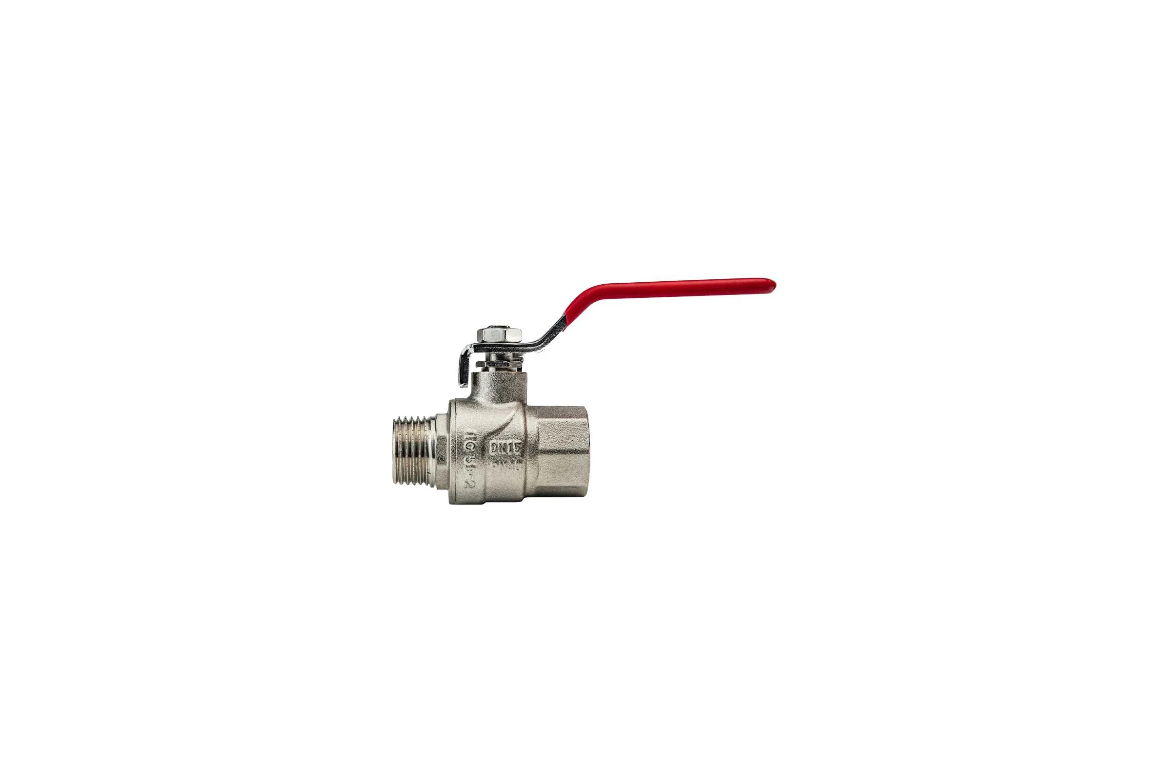 Кран шаровой KROMWELL ручка-рычаг, 1/2", внутренняя - внутренняя резьба KW.283.04