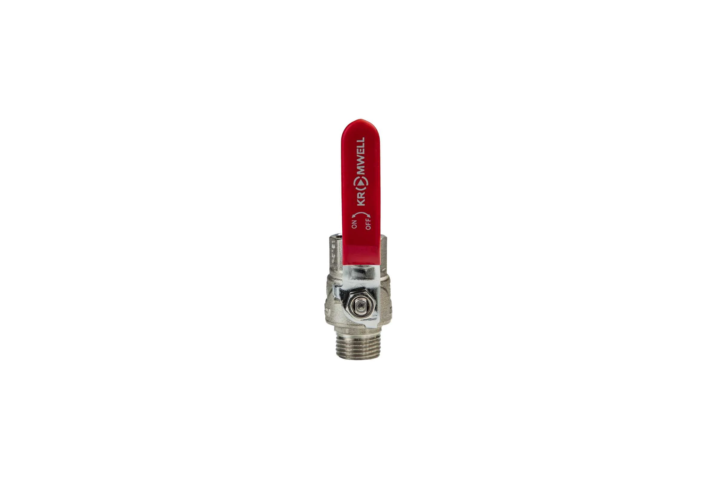 Кран шаровой KROMWELL ручка-рычаг, 1/2", внутренняя - внутренняя резьба KW.283.04