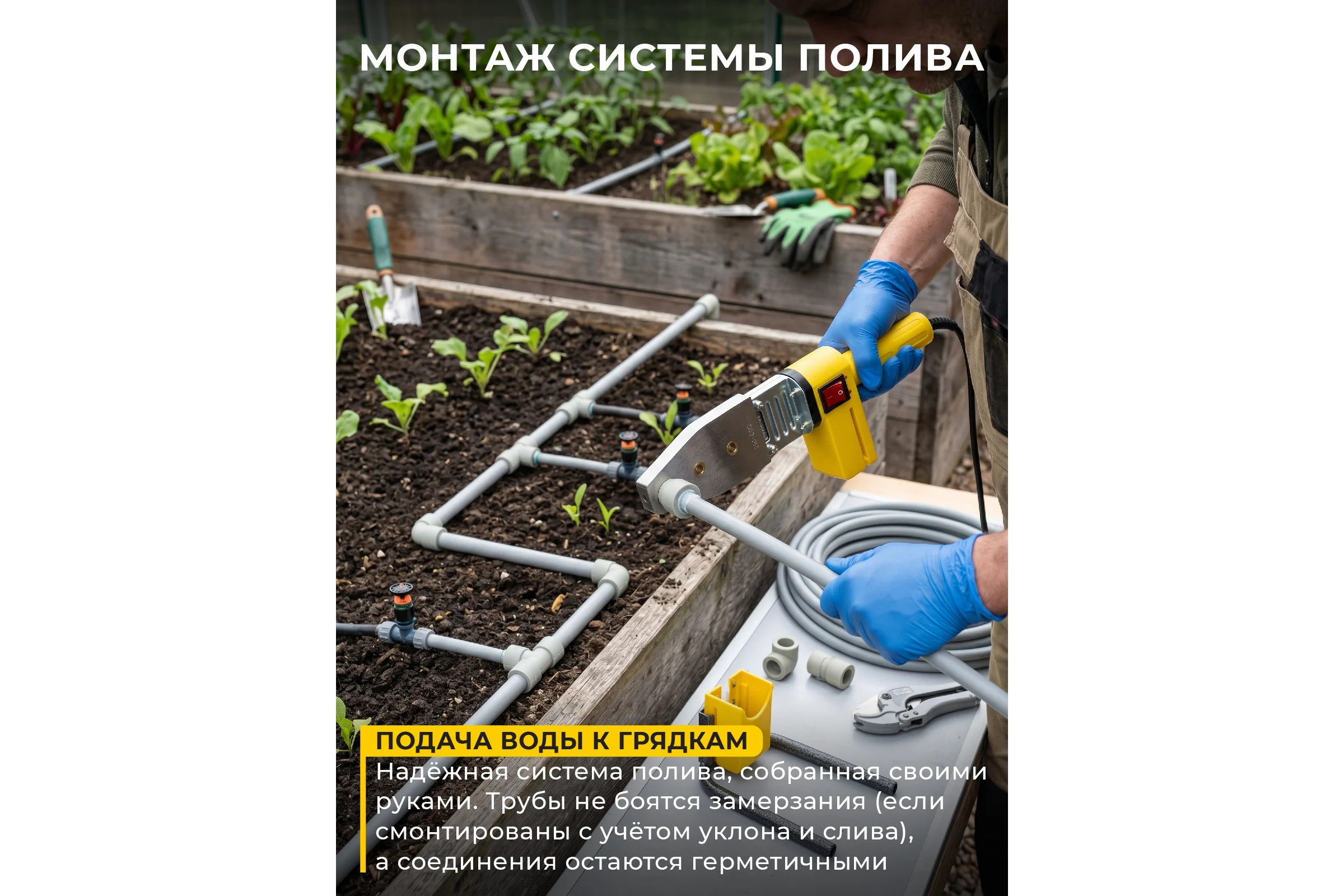 Аппарат для сварки пластиковых труб Kolner KPW 950C 8031900084