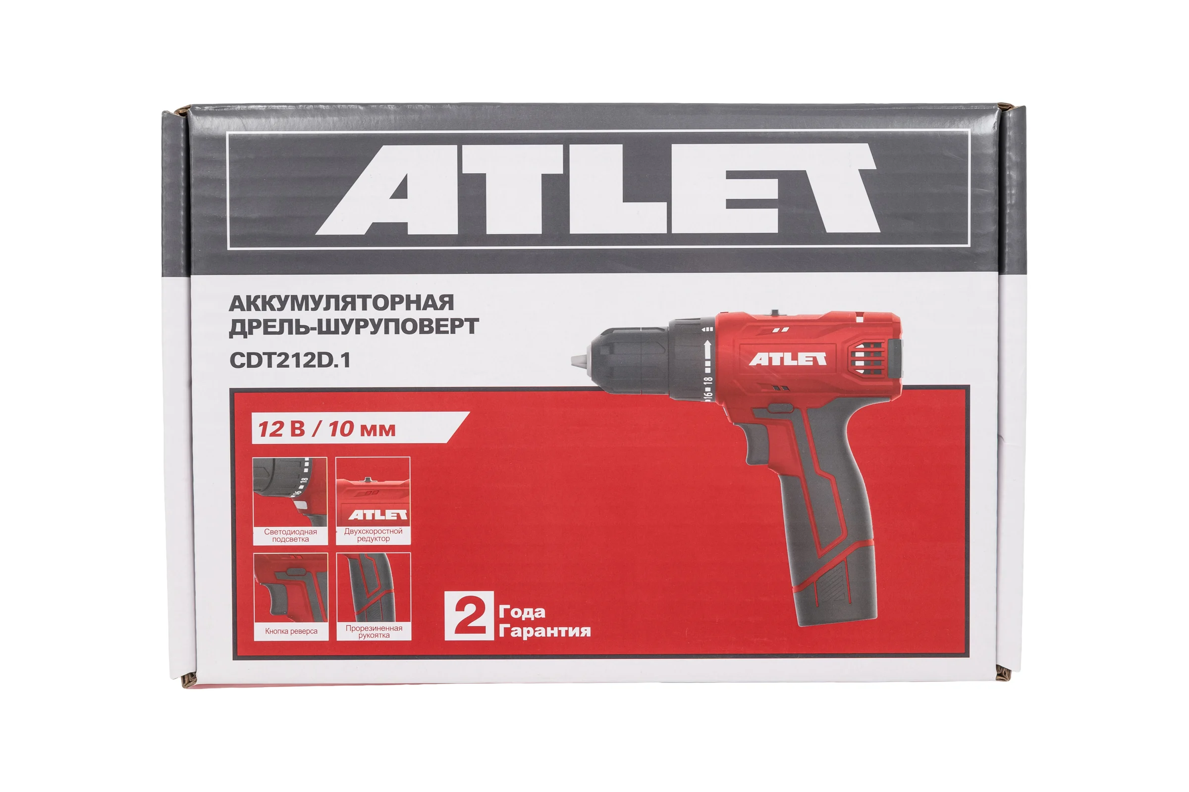 Аккумуляторная дрель-шуруповерт ATLET CDT212D.1