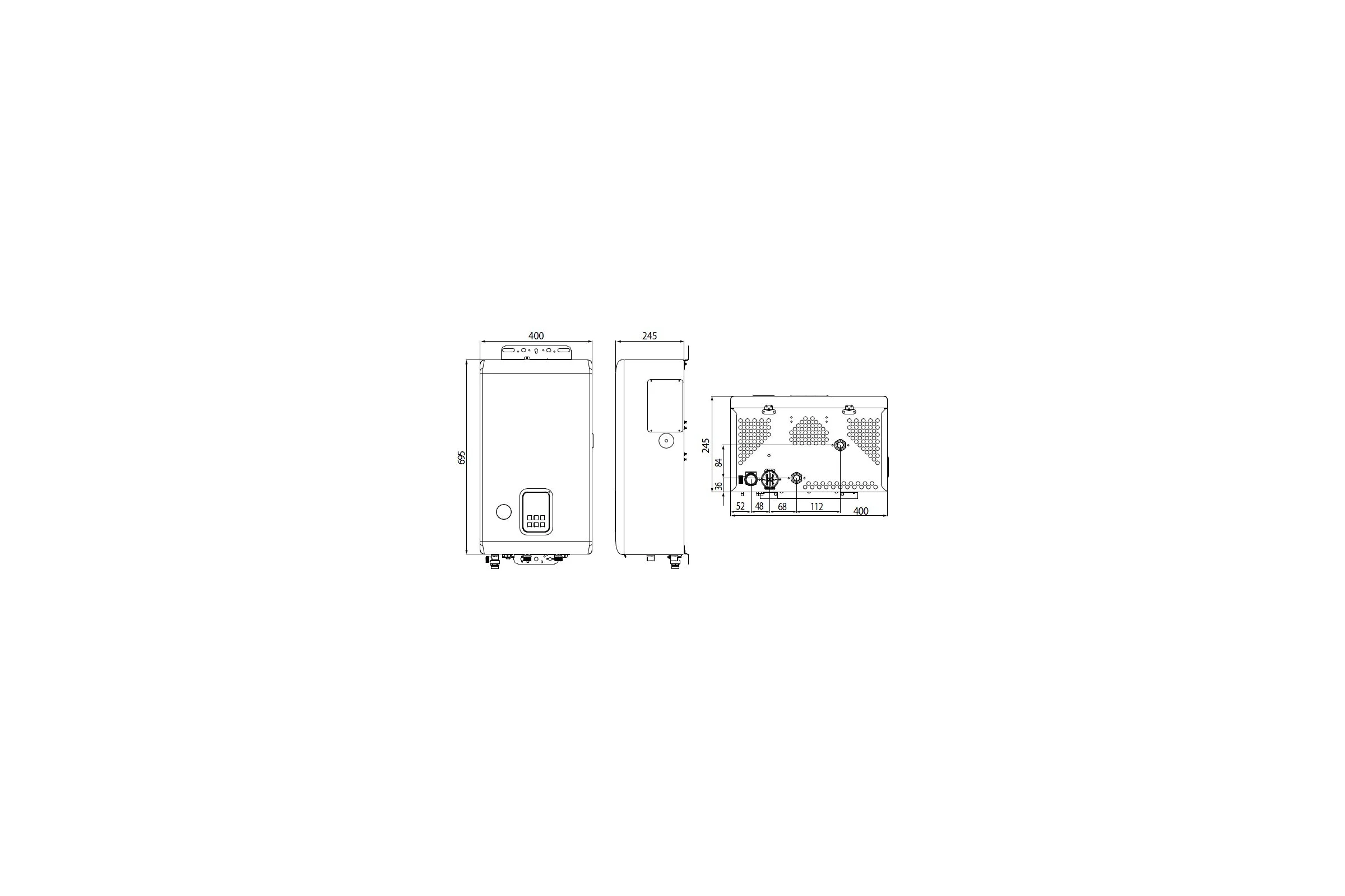 Котел газовый NAVIEN EQB-06HW PEQB0006LH005