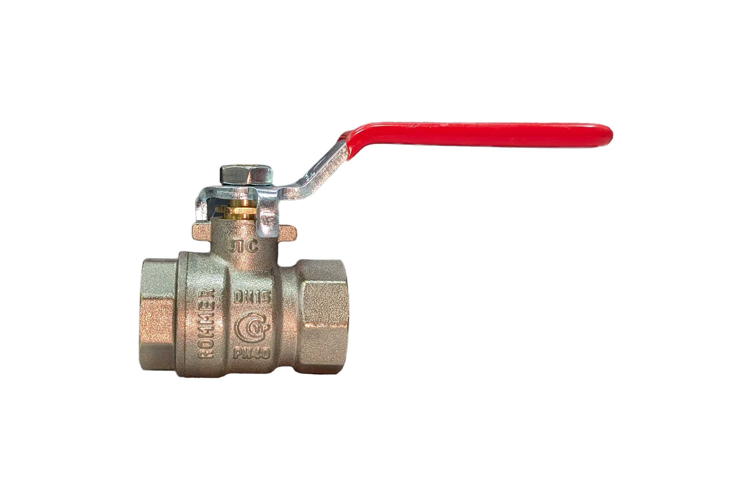 Кран шаровой ROMMER неполнопроходной, ВР/ВР, ручка рычаг RBV-0001-2110315 RG00938RJN6A80
