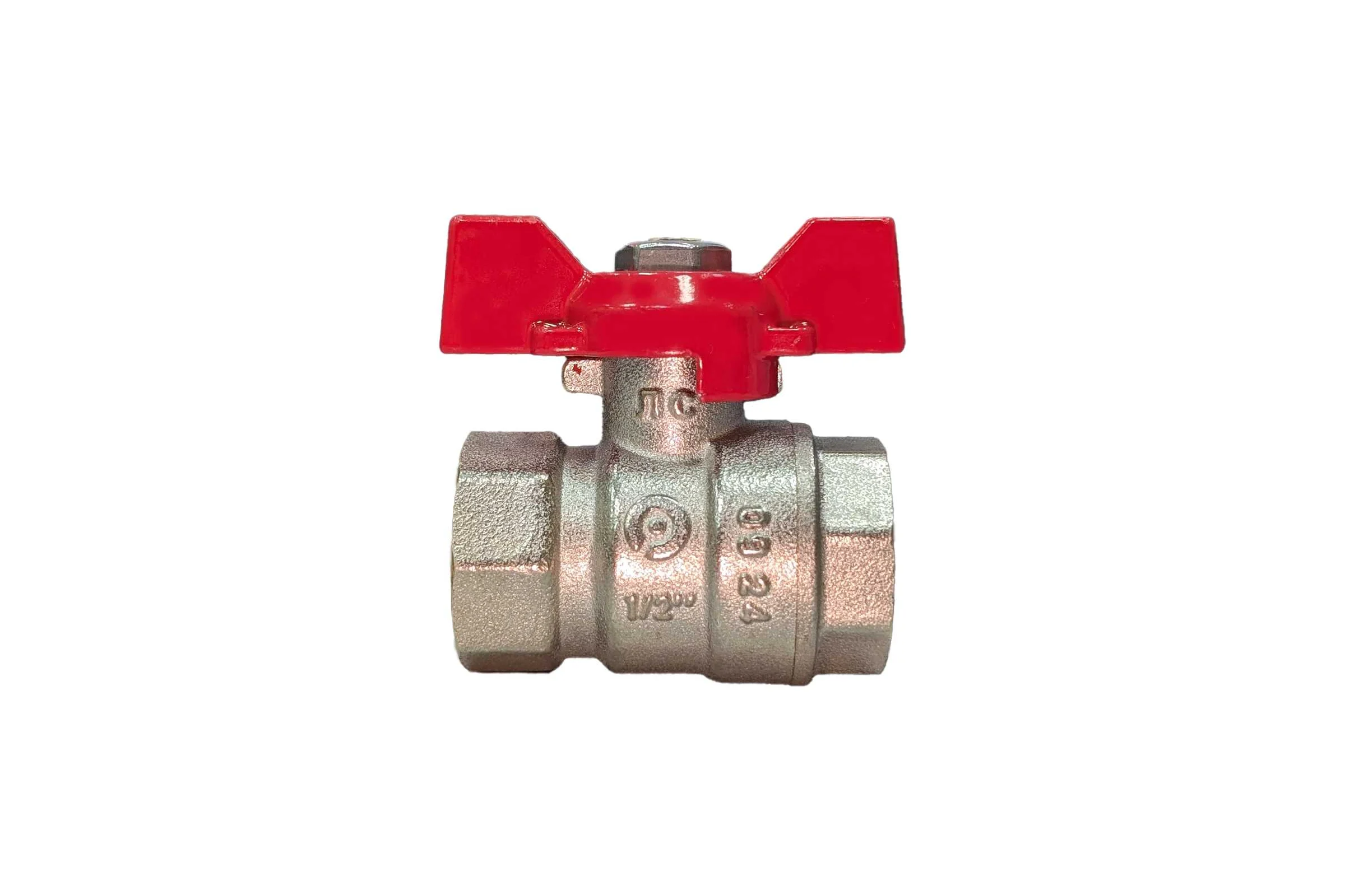Кран шаровой ROMMER ВР/ВР, ручка бабочка, 1/2" RBV-0003-2110215 RG00938RJN988L