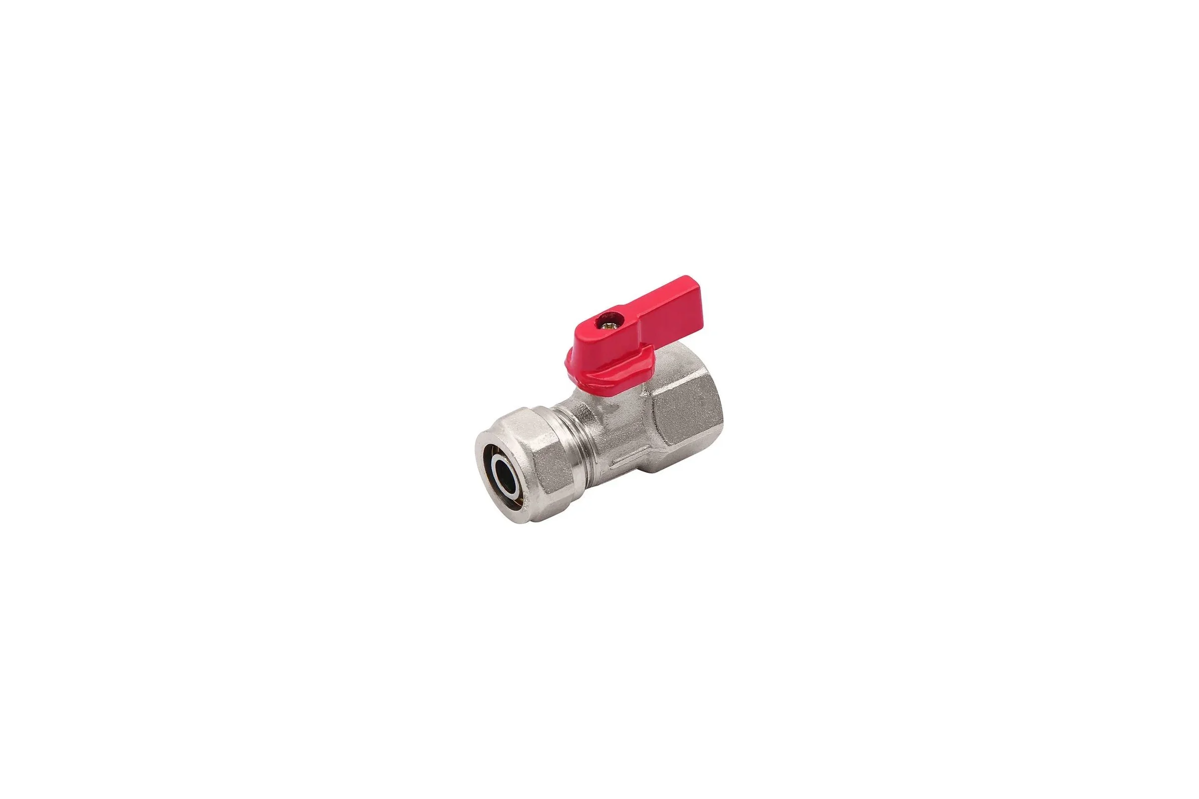 Шаровой кран SMT 1/2"Fх16, для м/п трубы, бабочка 2020N0416-50