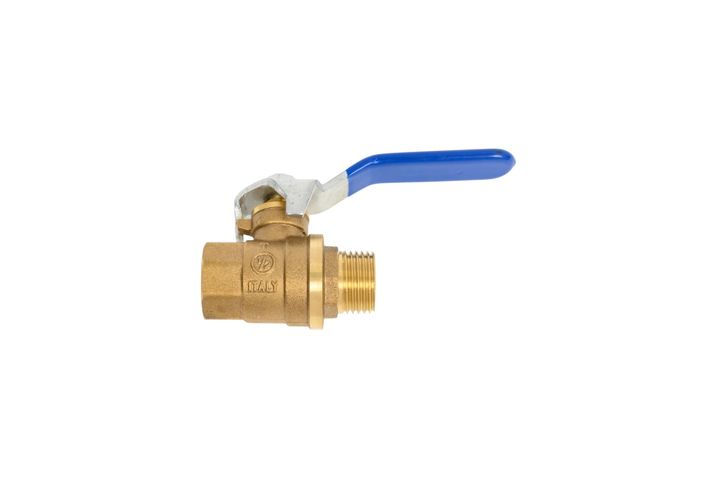 Шаровой кран SMT 1/2"МхF, синяя ручка, латунь 521H6604B