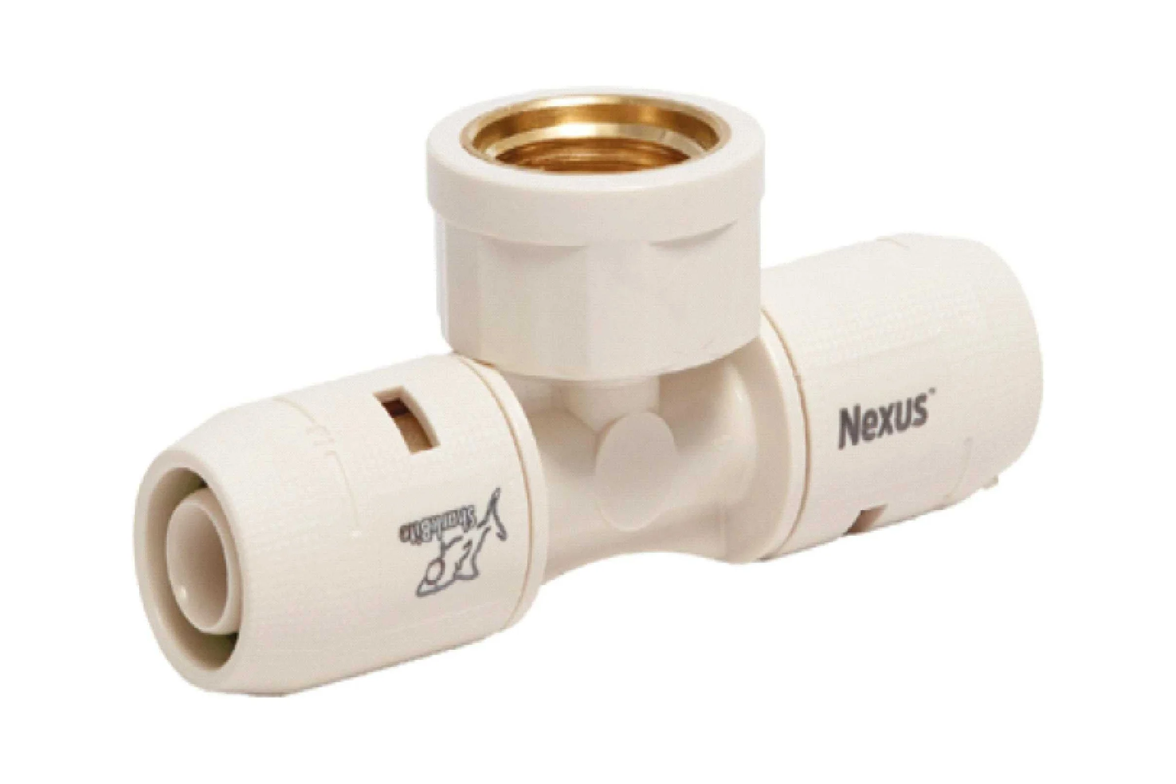 Тройник SMT SharkBite NEXUS T20х1/2Fх20, цанга-внутренняя резьба-цанга SN03201220FB