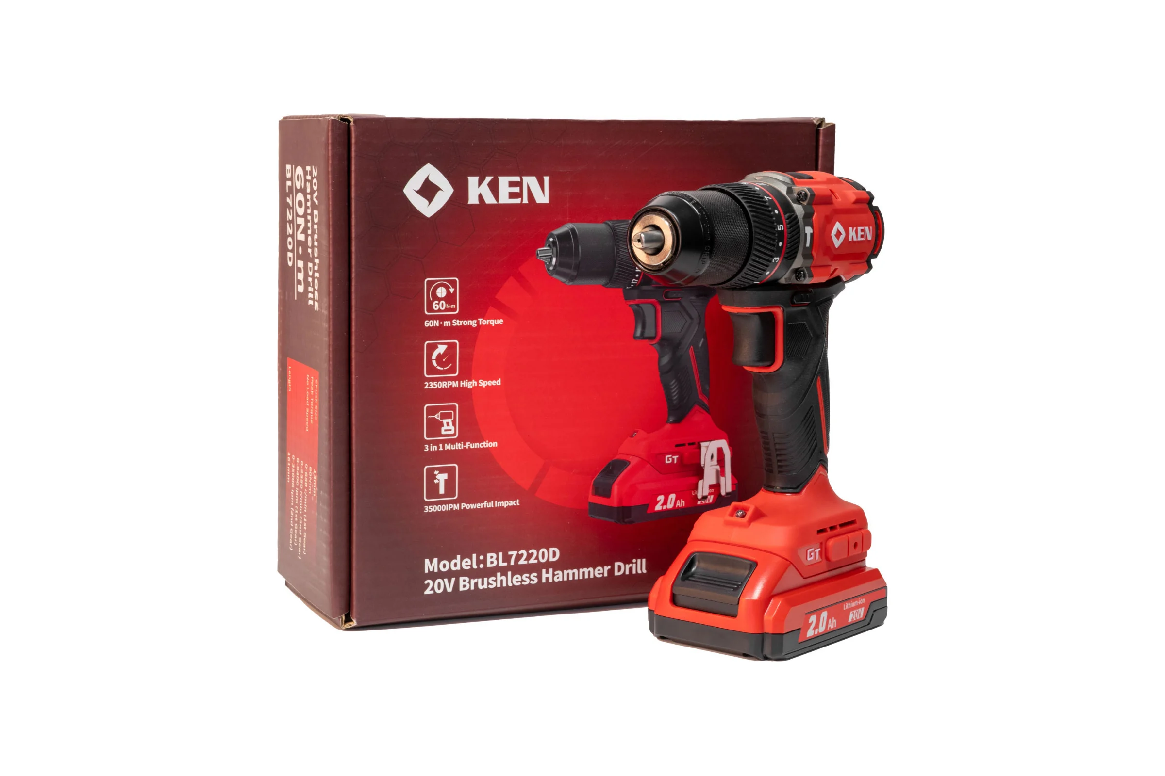 Шуруповерт KEN BL7220D-20C 115.999.9401
