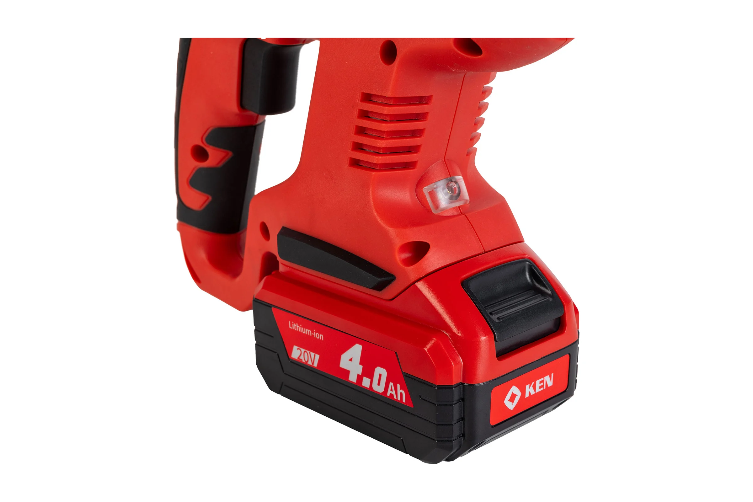 Перфоратор KEN BL2120-40C (20V 4.0AhВ) с регулировкой оборотов, 3-22 мм, 0-1400об/мин 115.413.9405
