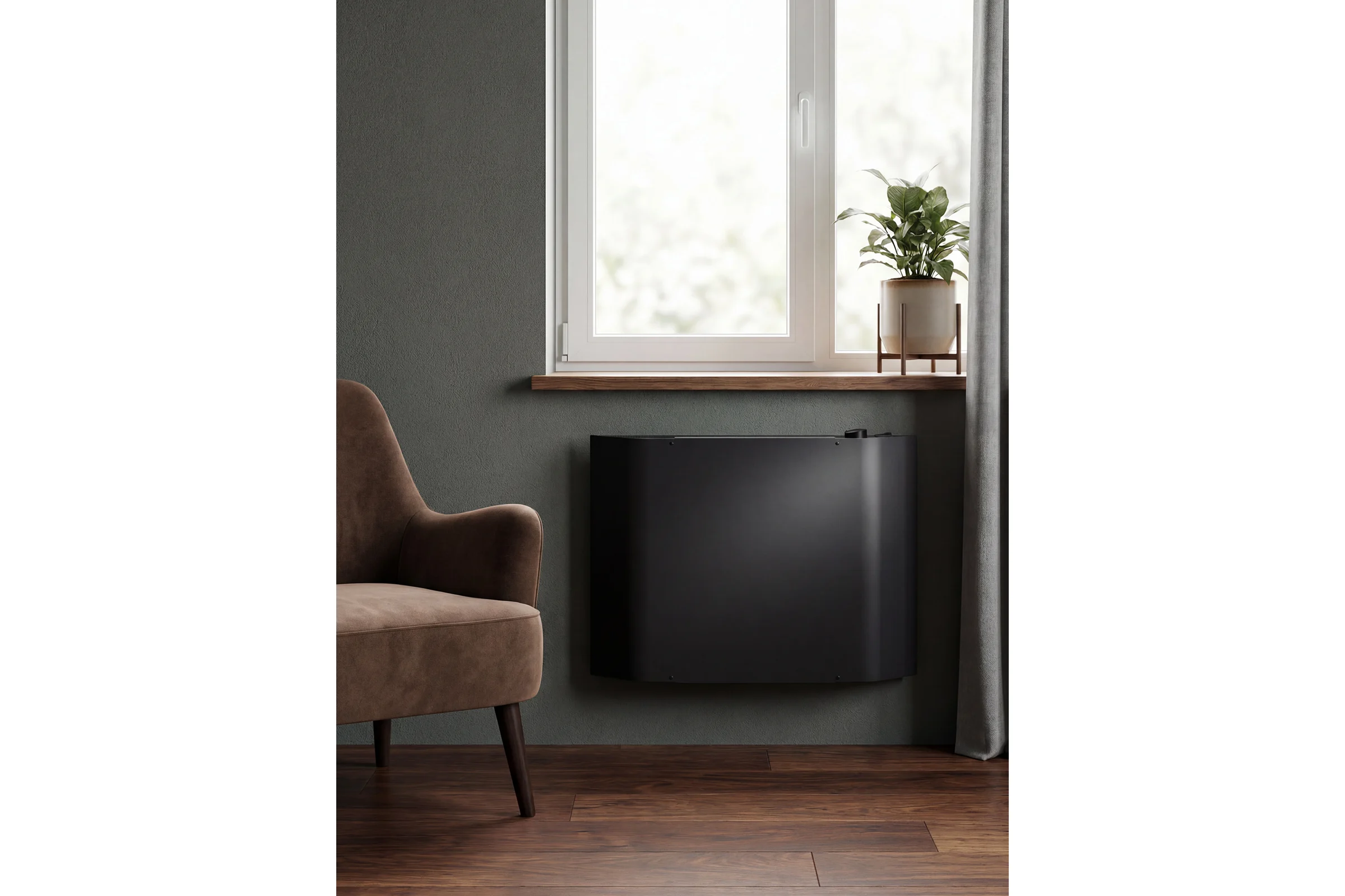 Конвектор электрический Denzel XCE-1000B, 230 В, 1000 Вт, черный, сушилка, колеса, Х-элемент 98127