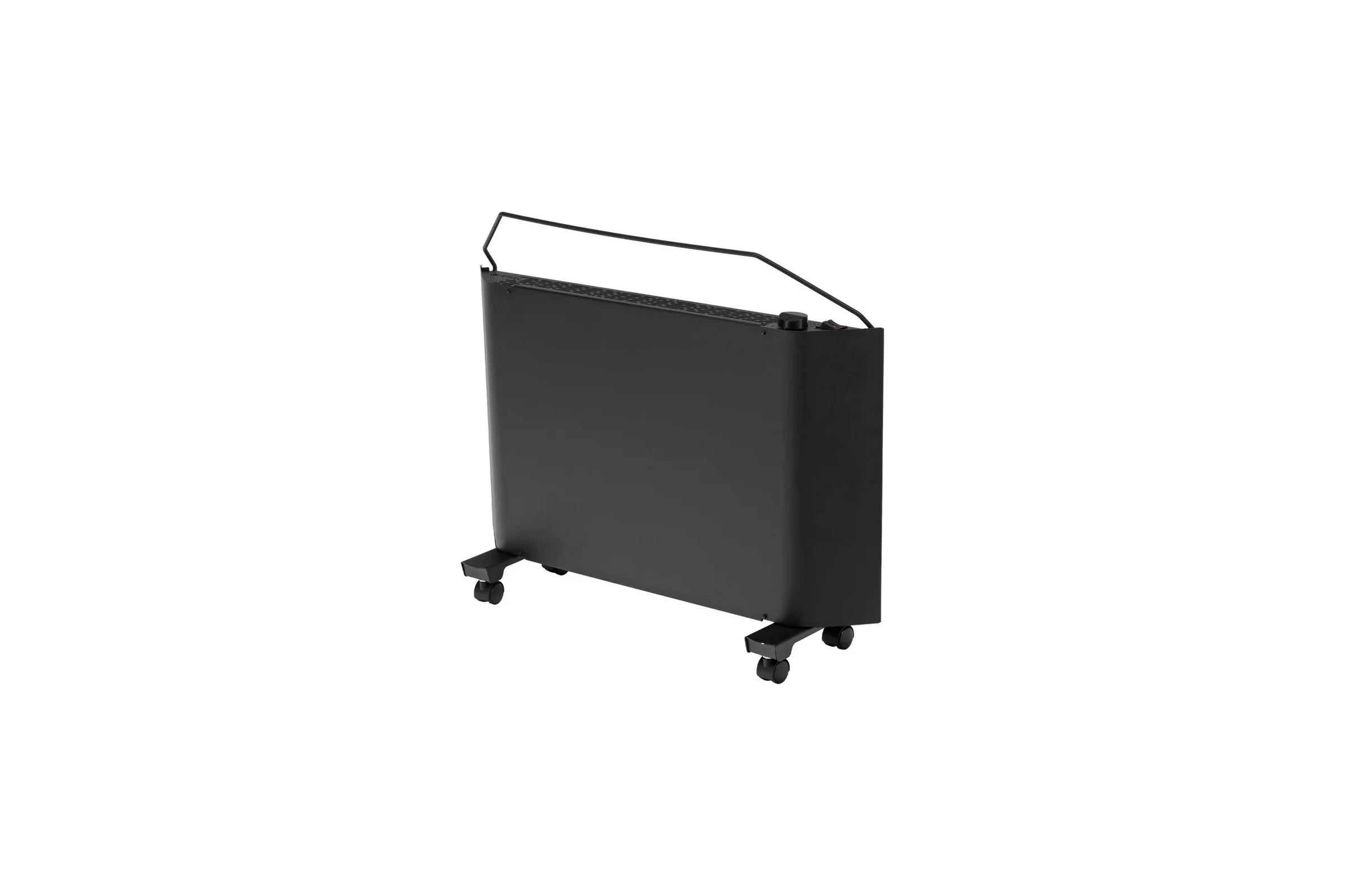 Конвектор электрический Denzel XCE-1000B, 230 В, 1000 Вт, черный, сушилка, колеса, Х-элемент 98127