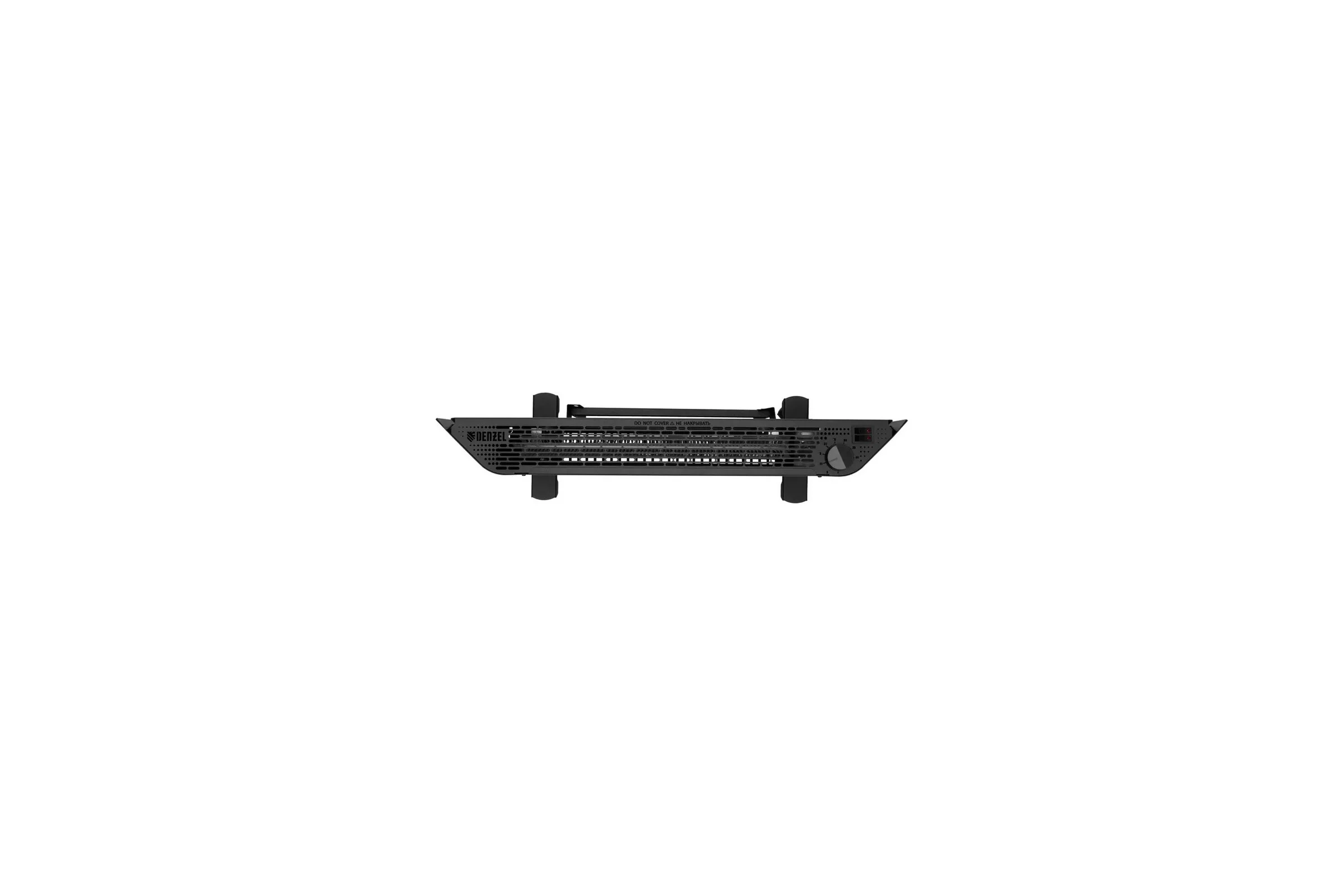 Конвектор электрический Denzel XCE-1000B, 230 В, 1000 Вт, черный, сушилка, колеса, Х-элемент 98127