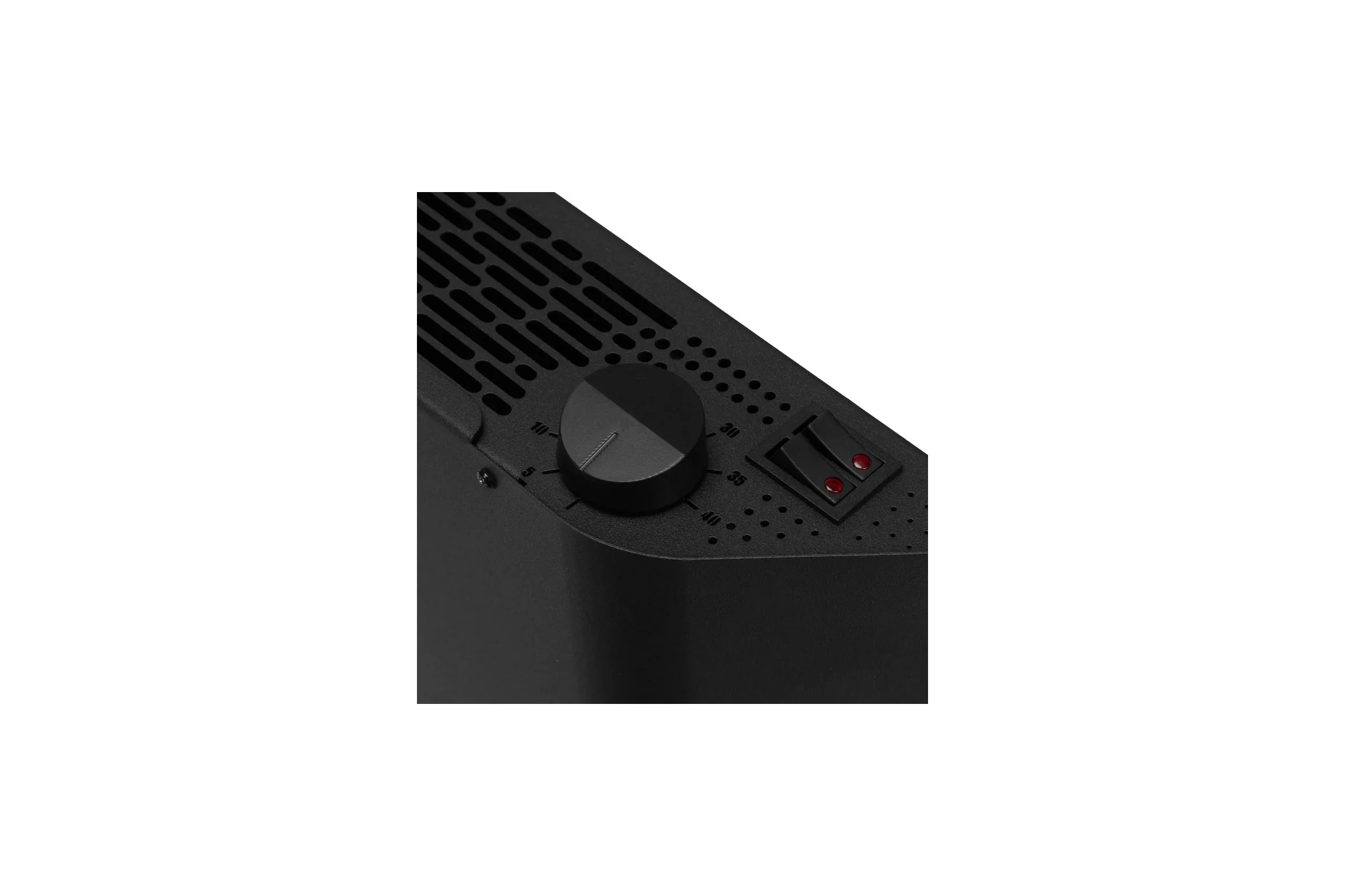 Конвектор электрический Denzel XCE-1000B, 230 В, 1000 Вт, черный, сушилка, колеса, Х-элемент 98127