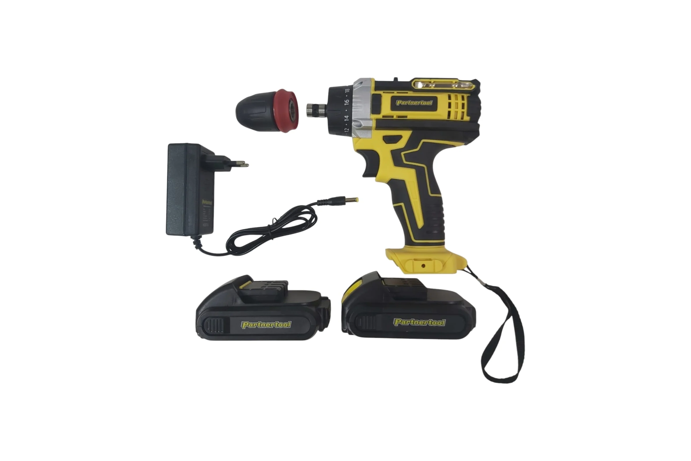 Дрель шуруповерт аккумуляторная PARTNERTOOL PCD-18CSET