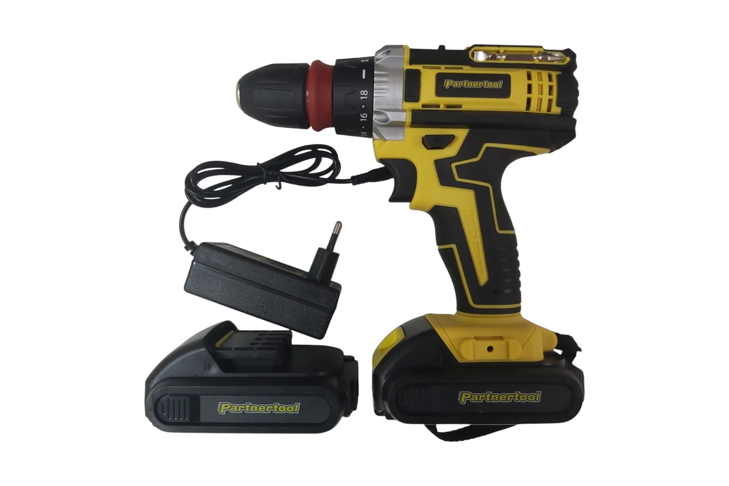 Дрель шуруповерт аккумуляторная PARTNERTOOL PCD-18CSET