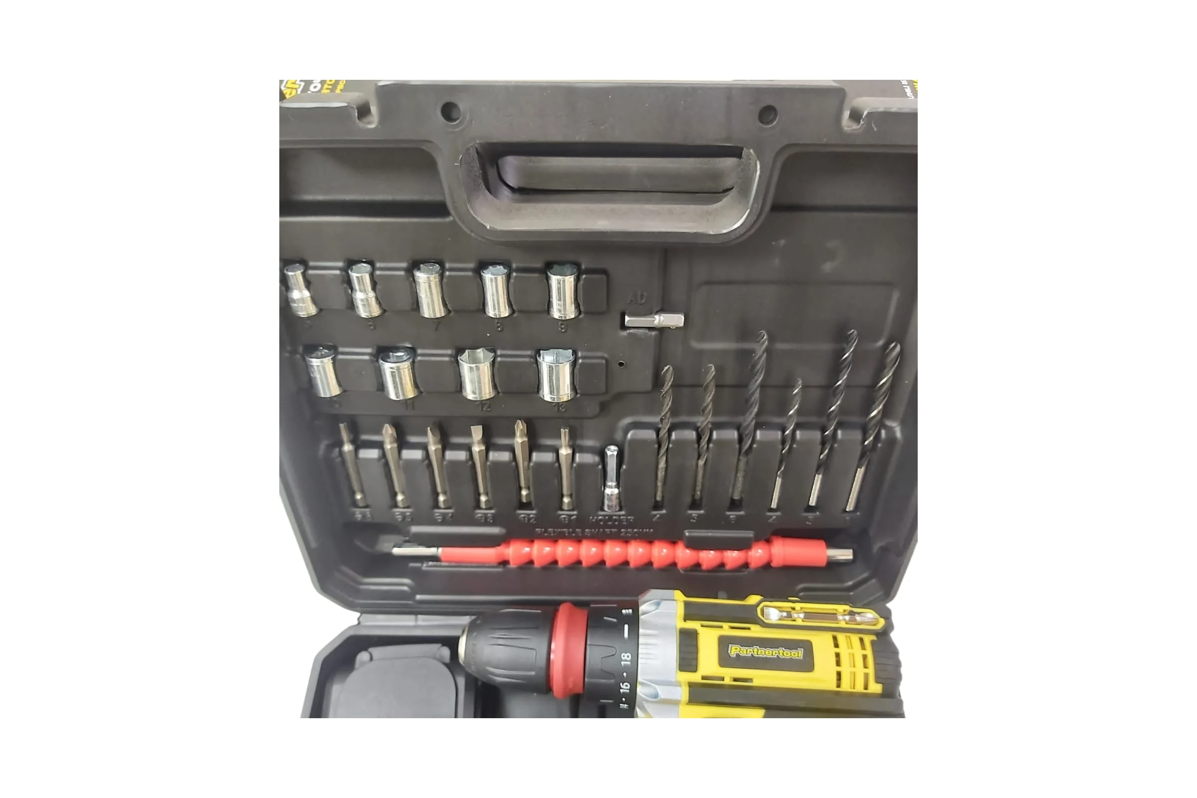 Дрель шуруповерт аккумуляторная PARTNERTOOL PCD-18CSET