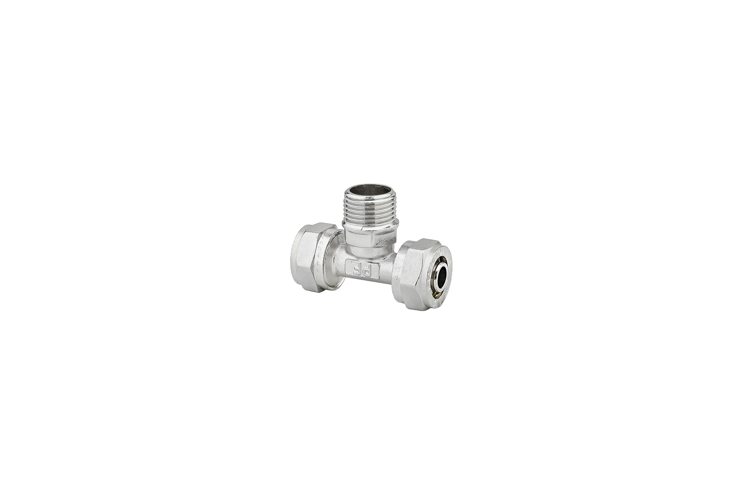 Тройник обжимной PROFACTOR ц/н/ц, 16 х 1/2 х 16 PF PF 458