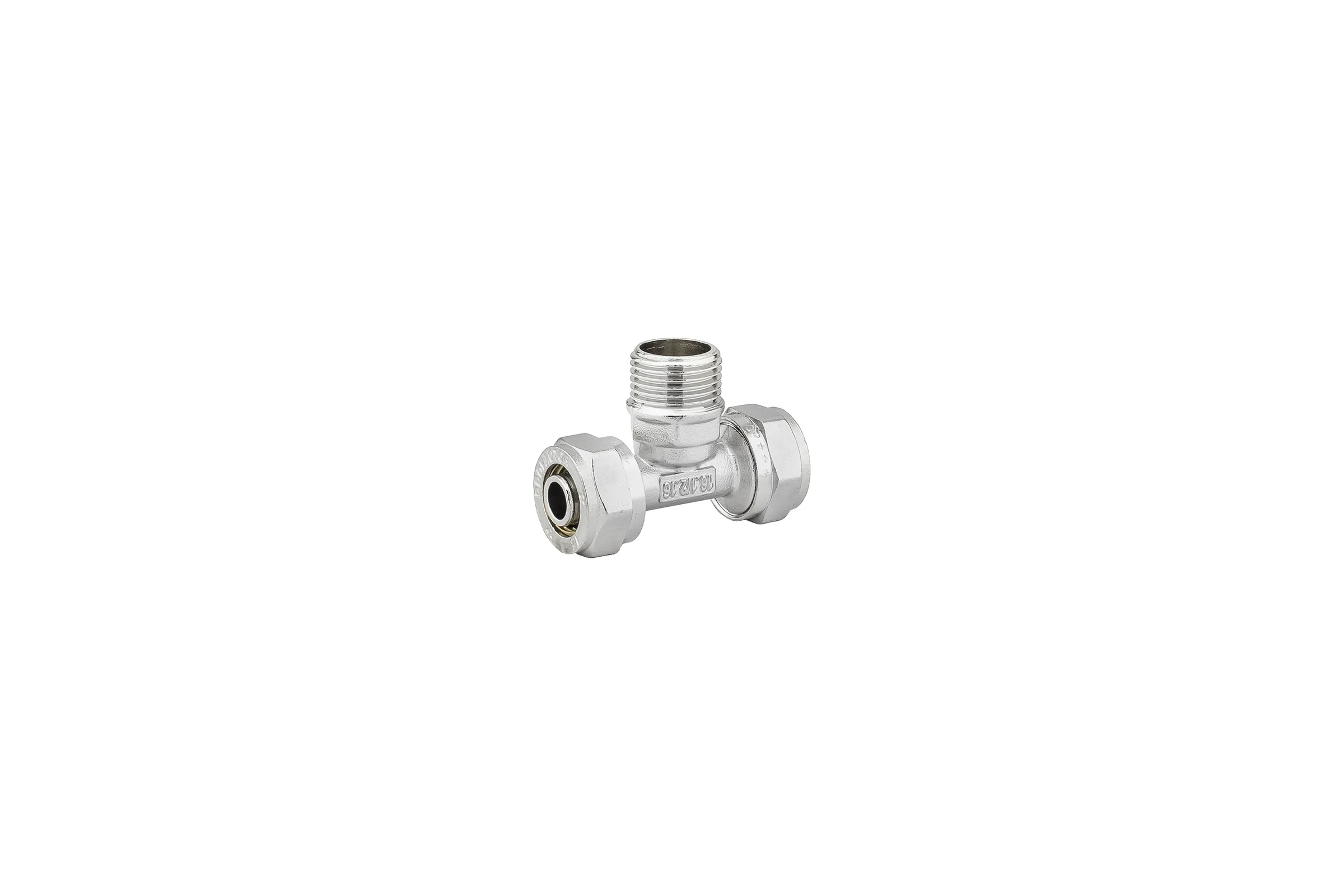 Тройник обжимной PROFACTOR ц/н/ц, 16 х 1/2 х 16 PF PF 458