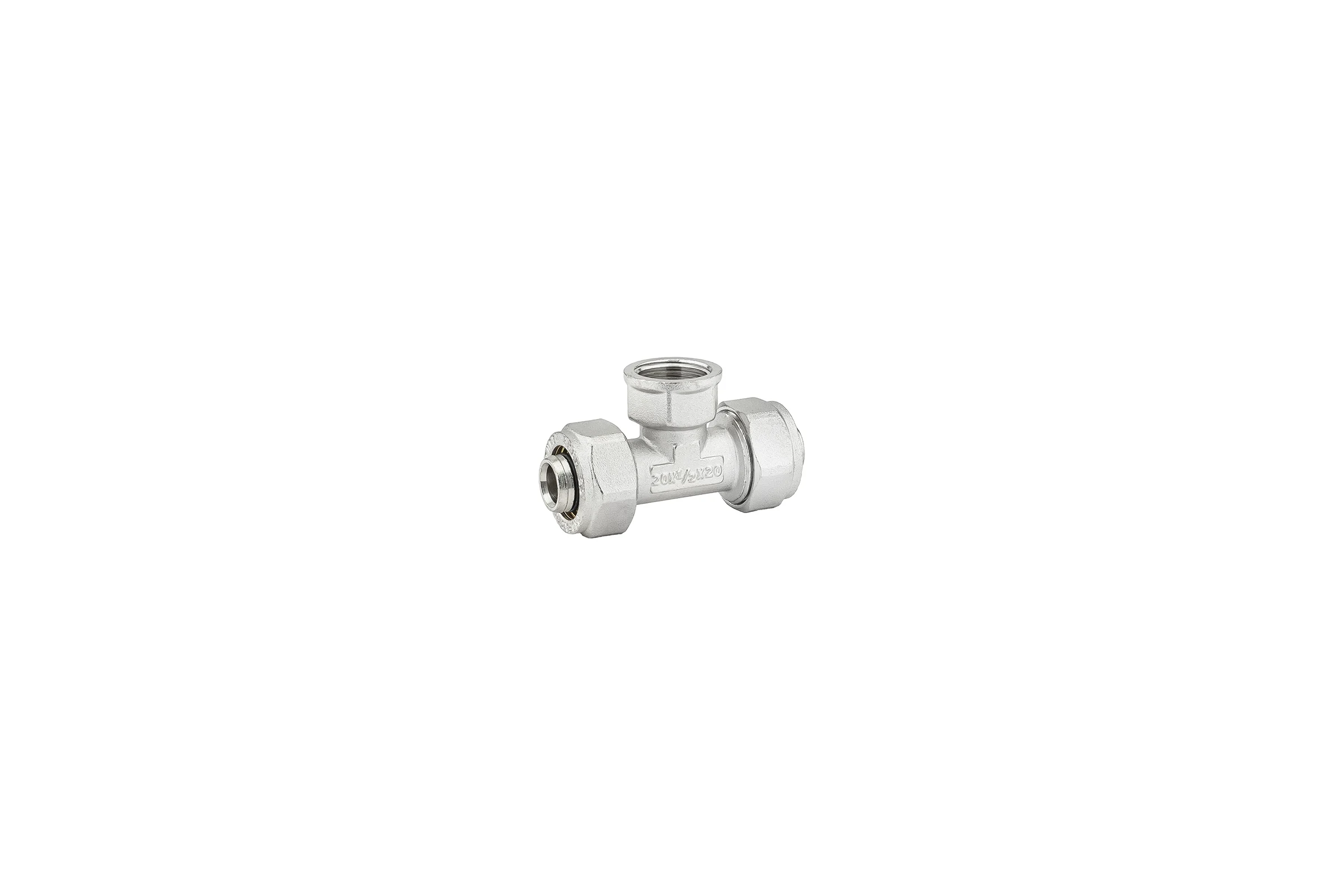 Тройник обжимной PROFACTOR ц/в/ц, 20 х 1/2 х 20 PF PF 452