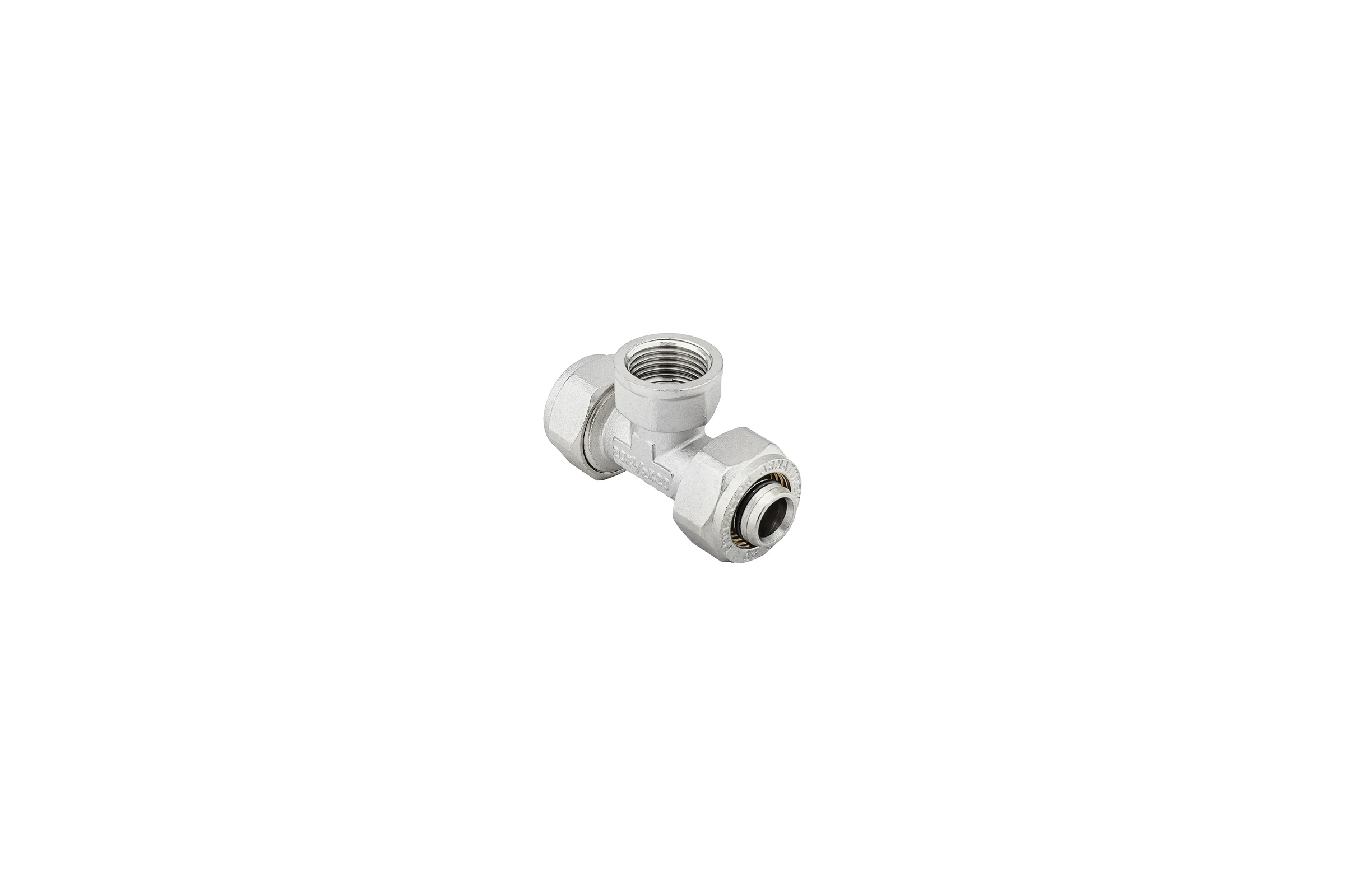 Тройник обжимной PROFACTOR ц/в/ц, 20 х 1/2 х 20 PF PF 452