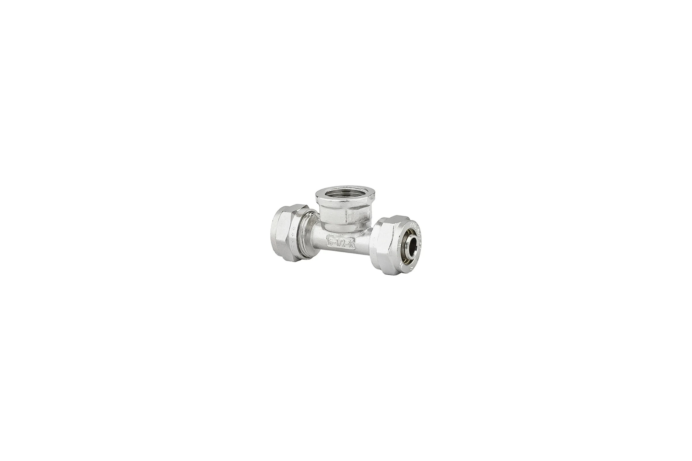 Тройник обжимной PROFACTOR ц/в/ц, 16 х 1/2 х 16 PF PF 450