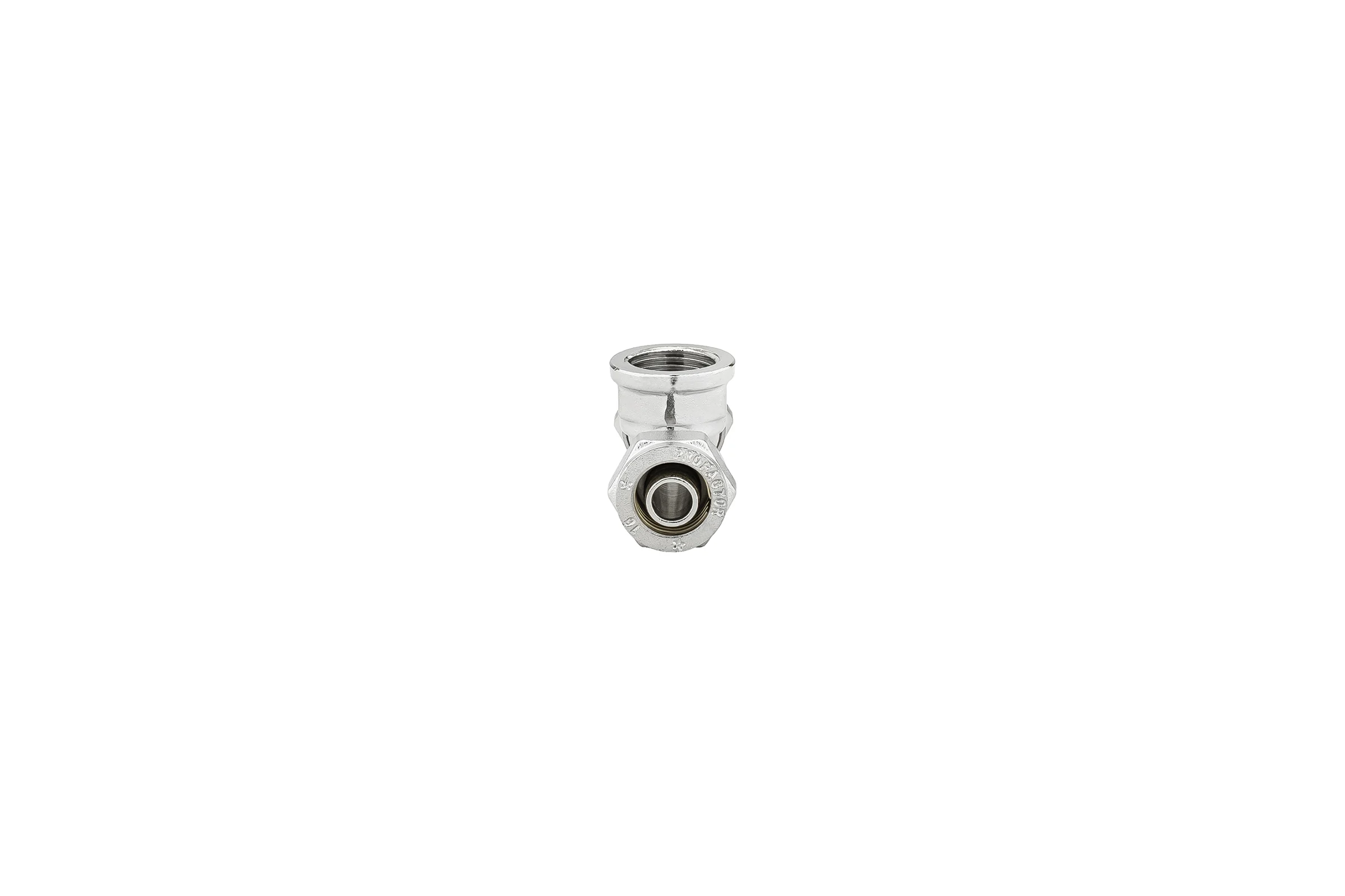 Тройник обжимной PROFACTOR ц/в/ц, 16 х 1/2 х 16 PF PF 450