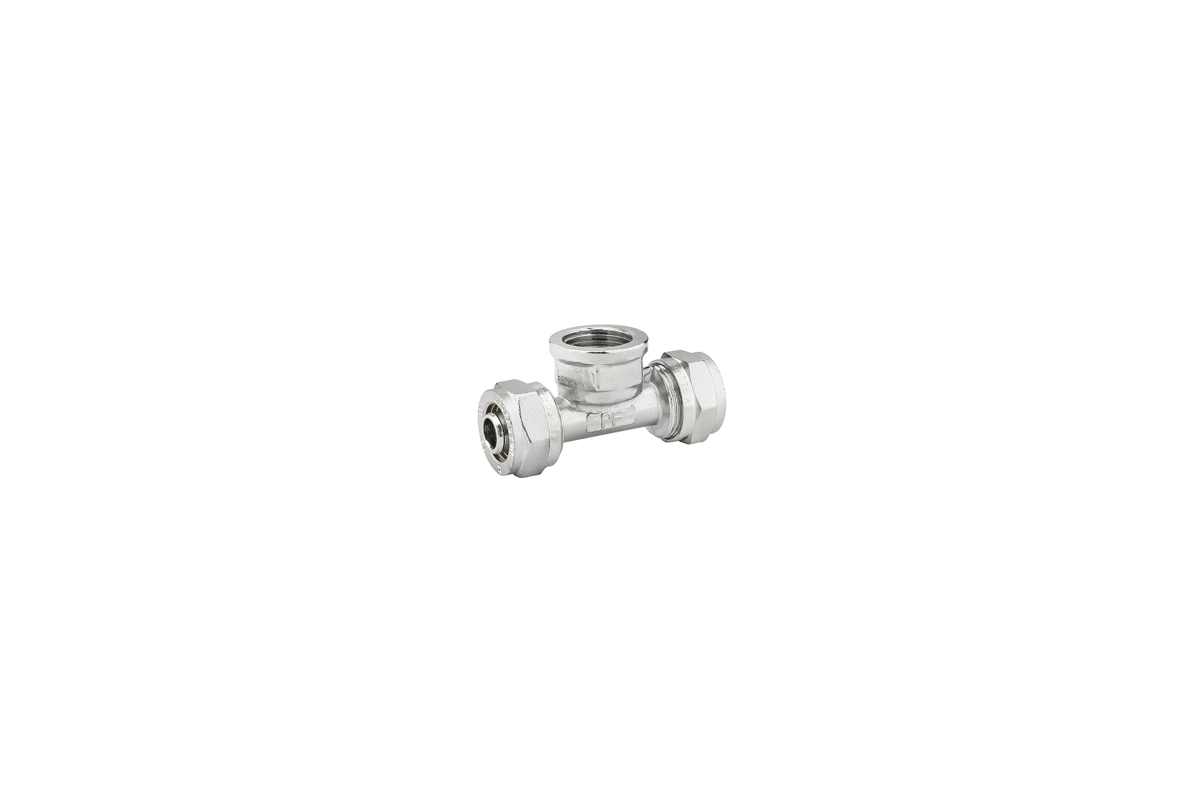 Тройник обжимной PROFACTOR ц/в/ц, 16 х 1/2 х 16 PF PF 450