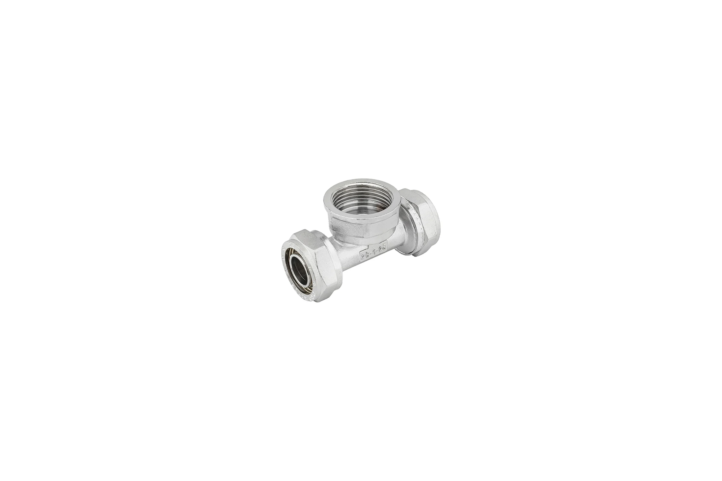 Тройник обжимной PROFACTOR ц/в/ц, 26 х 1 х 26 PF PF 455
