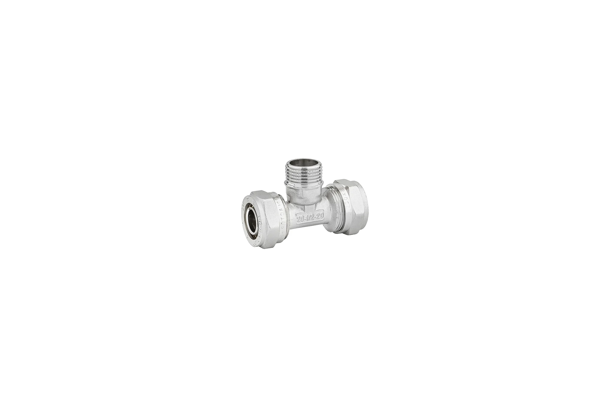 Тройник обжимной PROFACTOR ц/н/ц, 20 х 1/2 х 20 PF PF 460