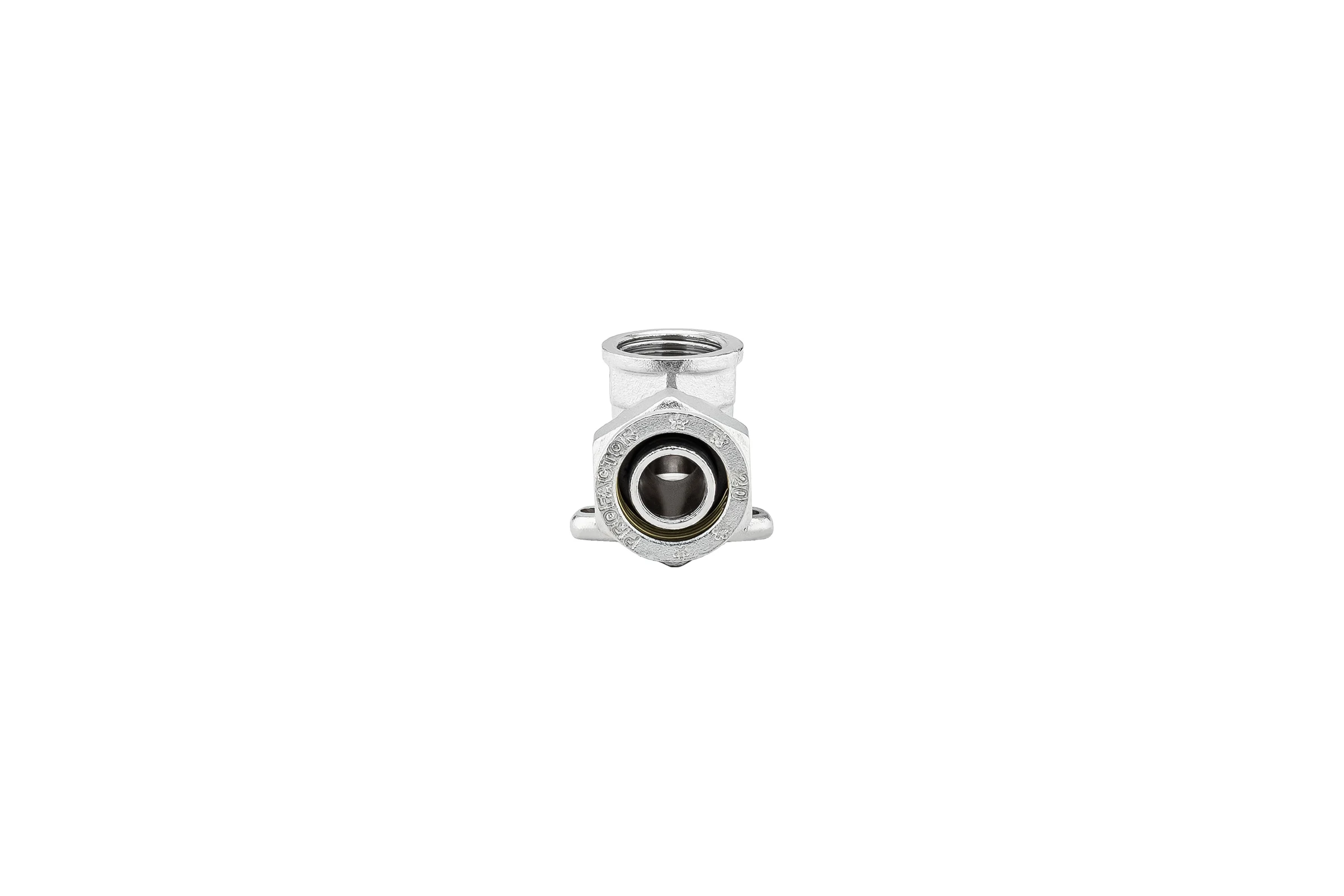 Уголок с креплением обжимной PROFACTOR ц/в 20х1/2" PF PF 496