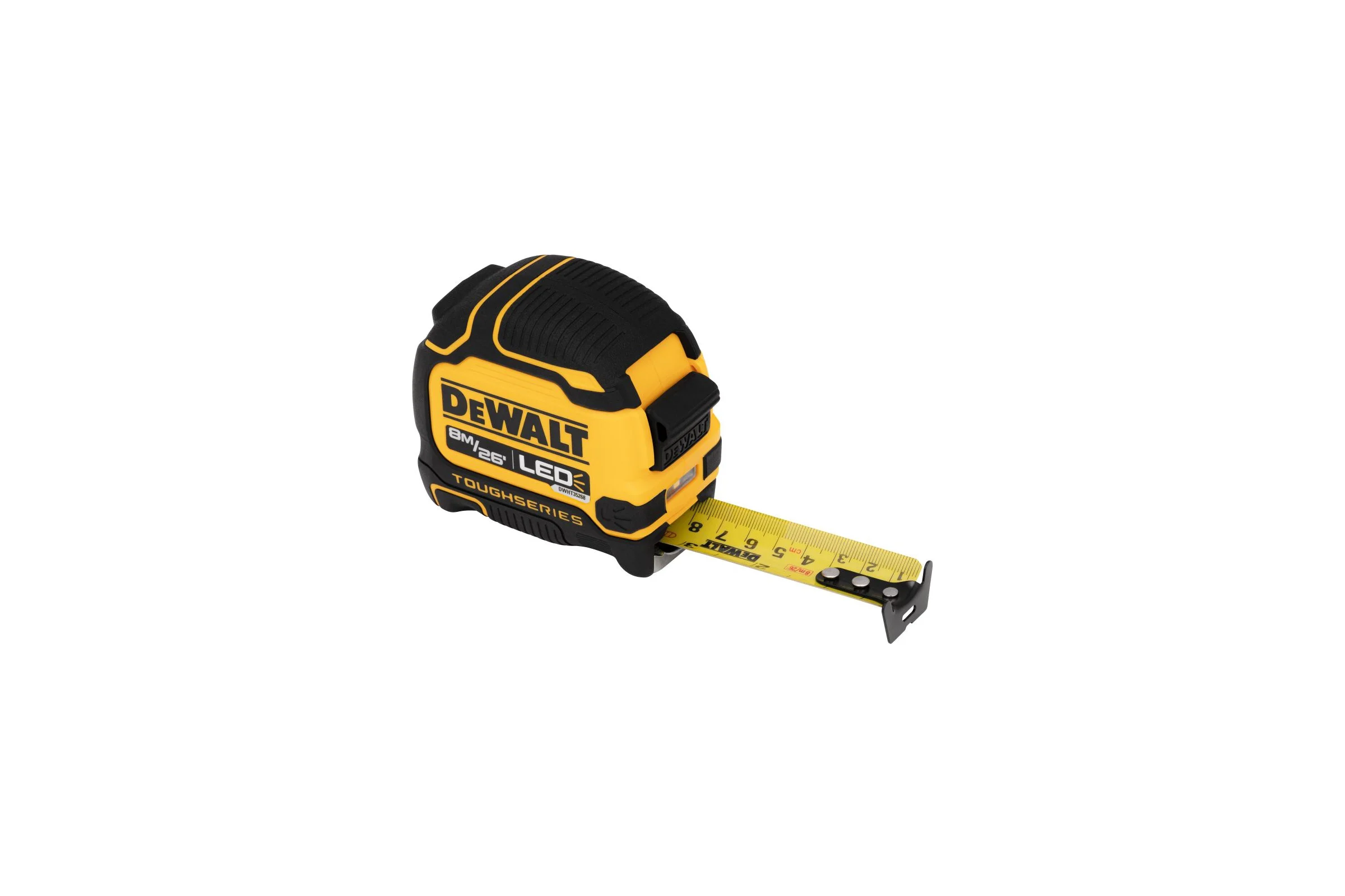 Рулетка Dewalt с подсветкой, 8 м DWHT35268