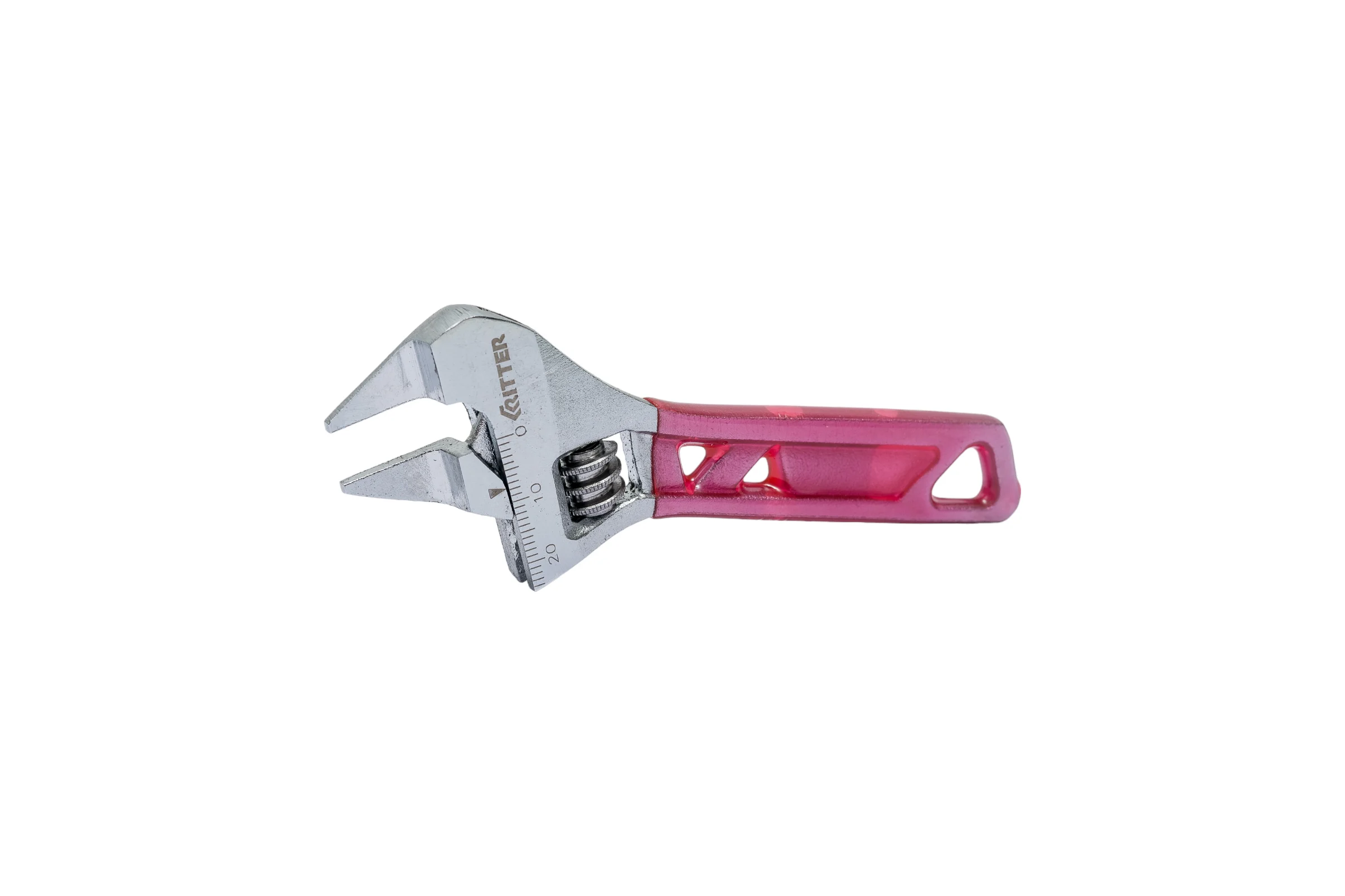 Разводной ключ RITTER Ultra Slim 120 мм, 6", ультратонкие губки, укороченная рукоятка, сталь CR-V, хром HT572150