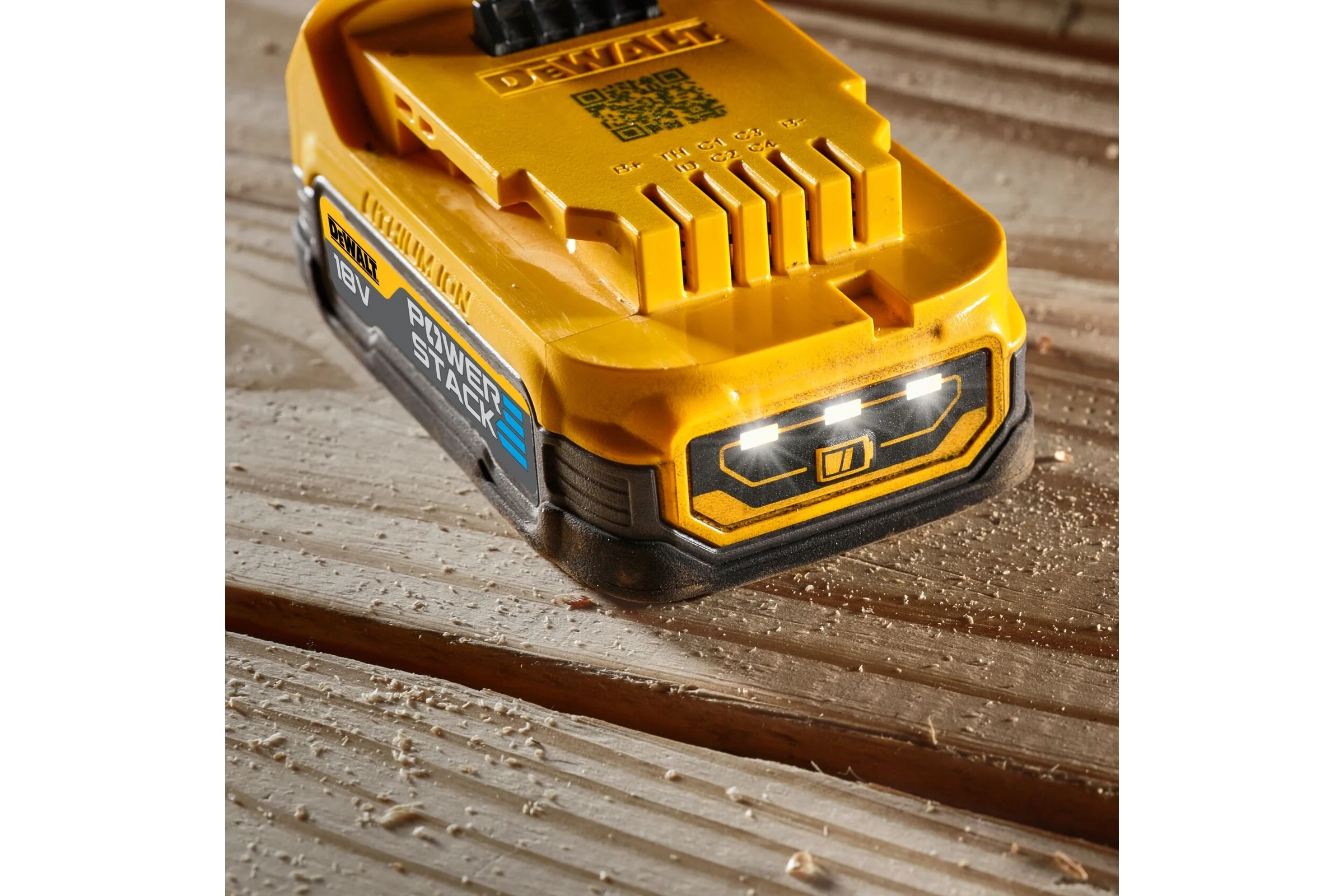 Аккумулятор Dewalt POWERSTACK, Li-Ion, 18 В, 1.7 Ач, 2 шт DCBP034E2
