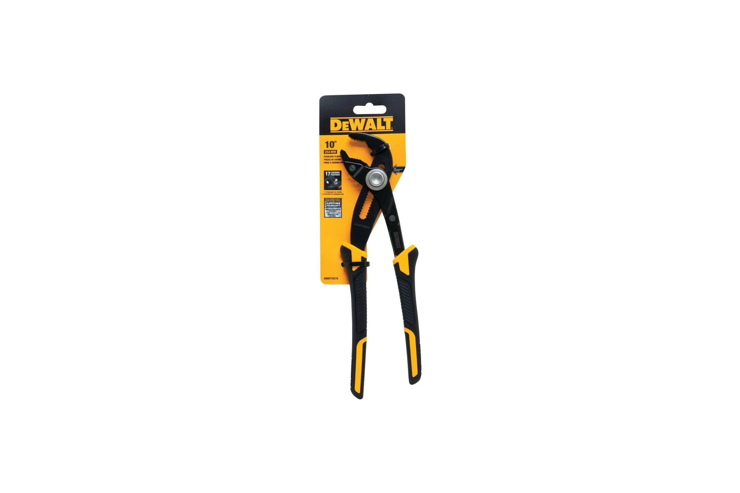 Переставные пассатижи DEWALT 254 мм DWHT70270