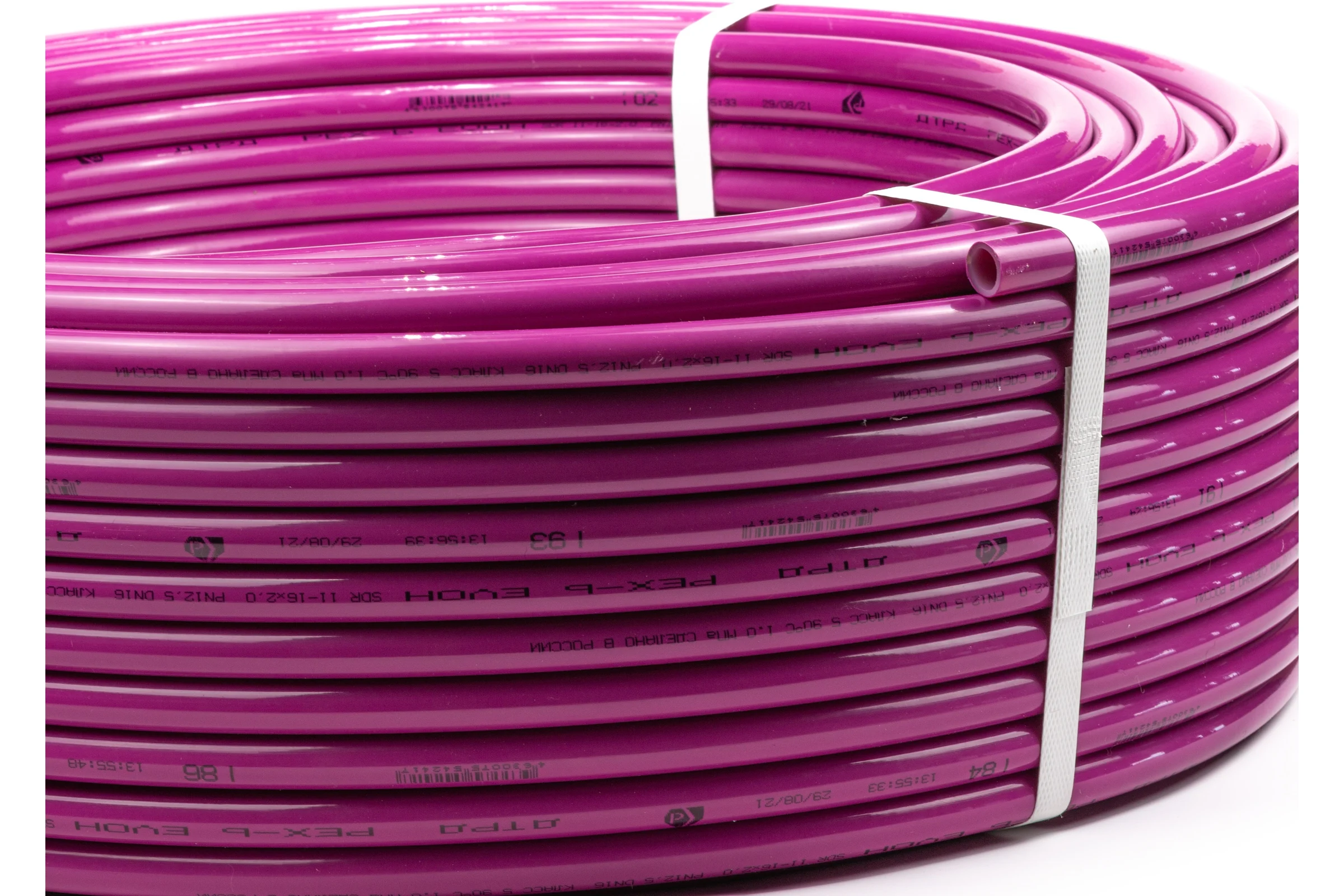 Труба для теплого пола ДТРД  PEX-EVOH 16х2.0 мм, 100 м, с антидиффузионным слоем, PEX-EVOH16100Д