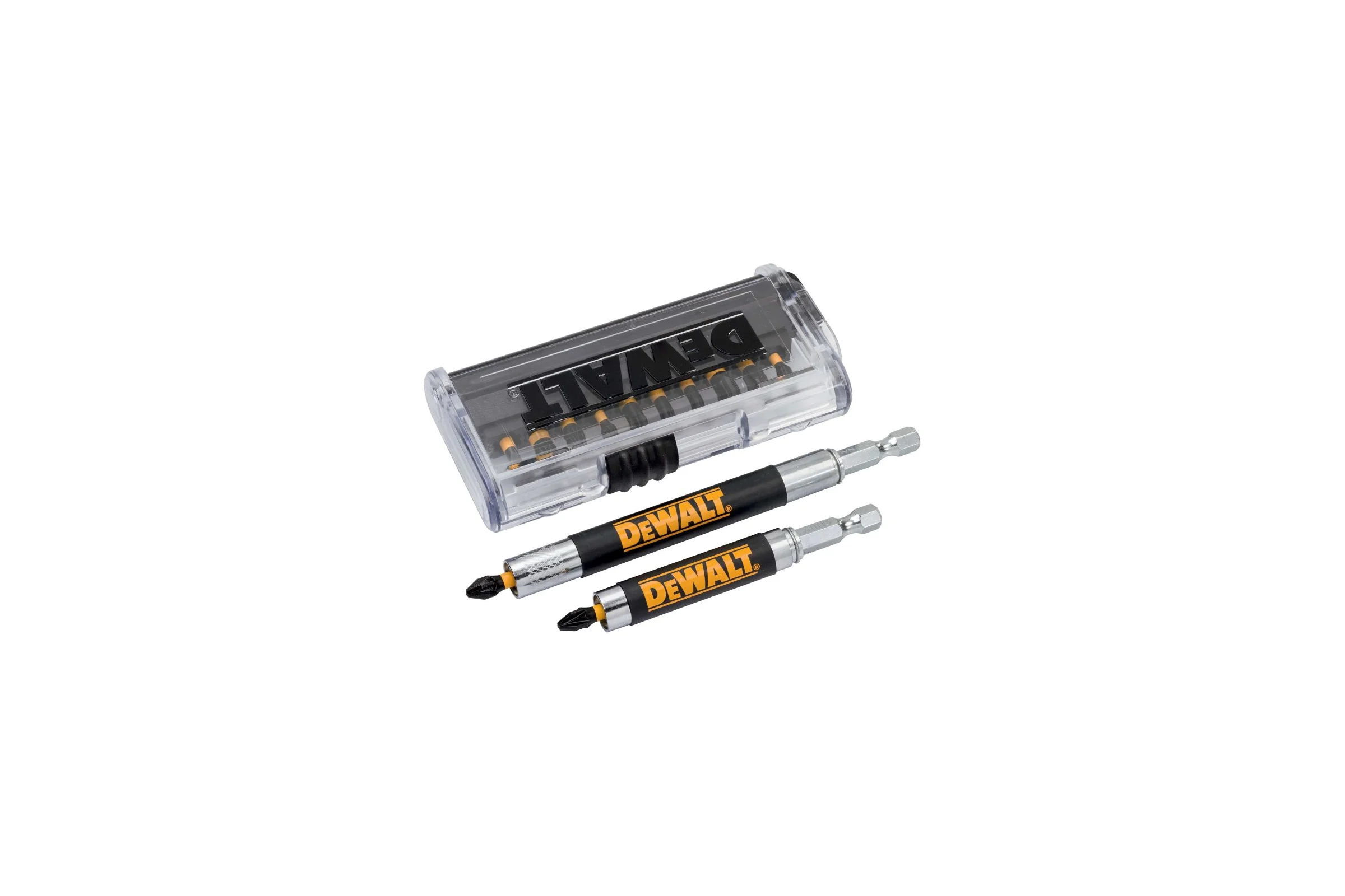 Бита DEWALT PH1, PH2, PH3, PZ1, PZ2, PZ3, SL6, T20, T25, T30, 25 мм, 14 шт DT70512T-QZ