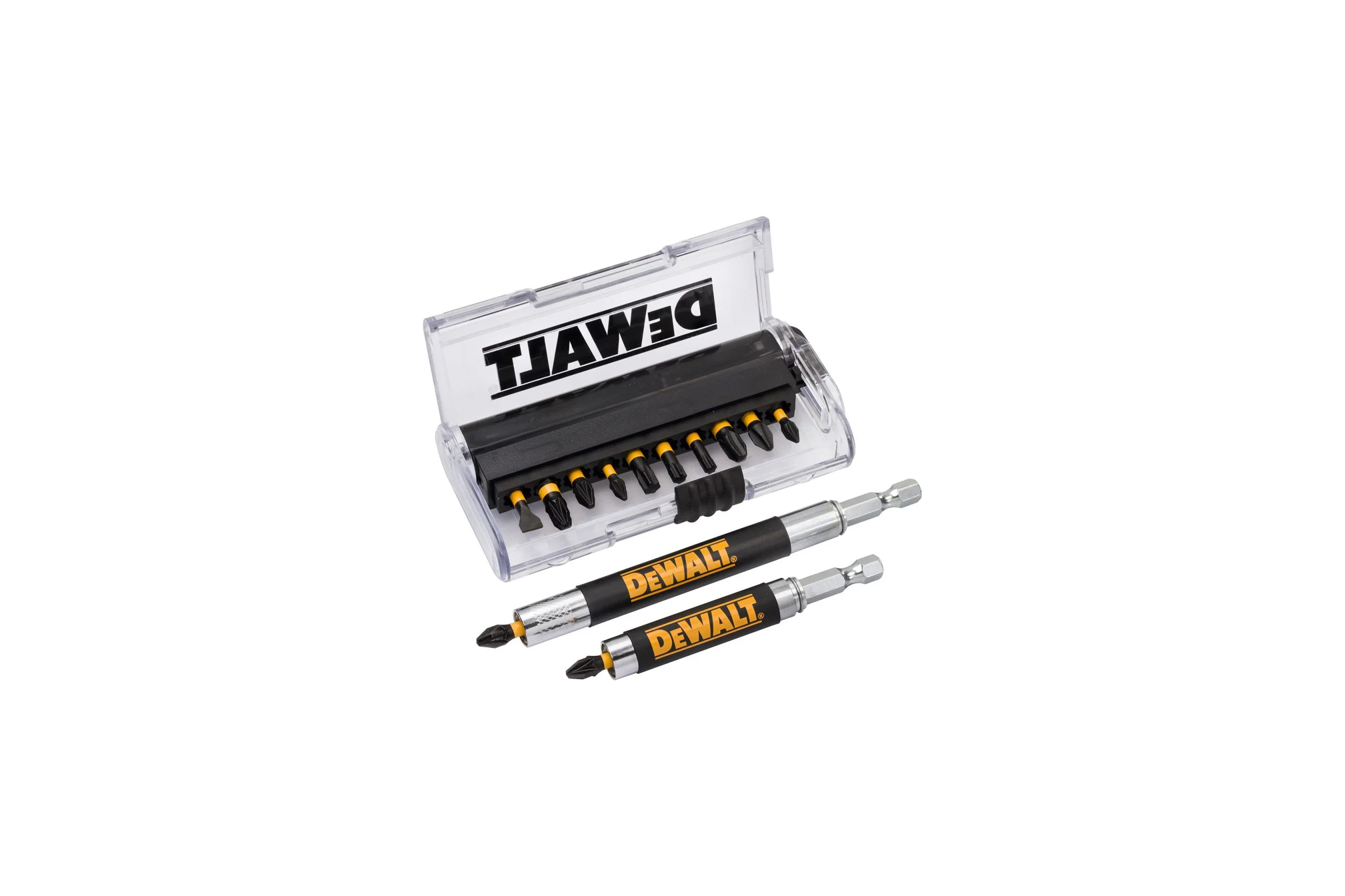 Бита DEWALT PH1, PH2, PH3, PZ1, PZ2, PZ3, SL6, T20, T25, T30, 25 мм, 14 шт DT70512T-QZ