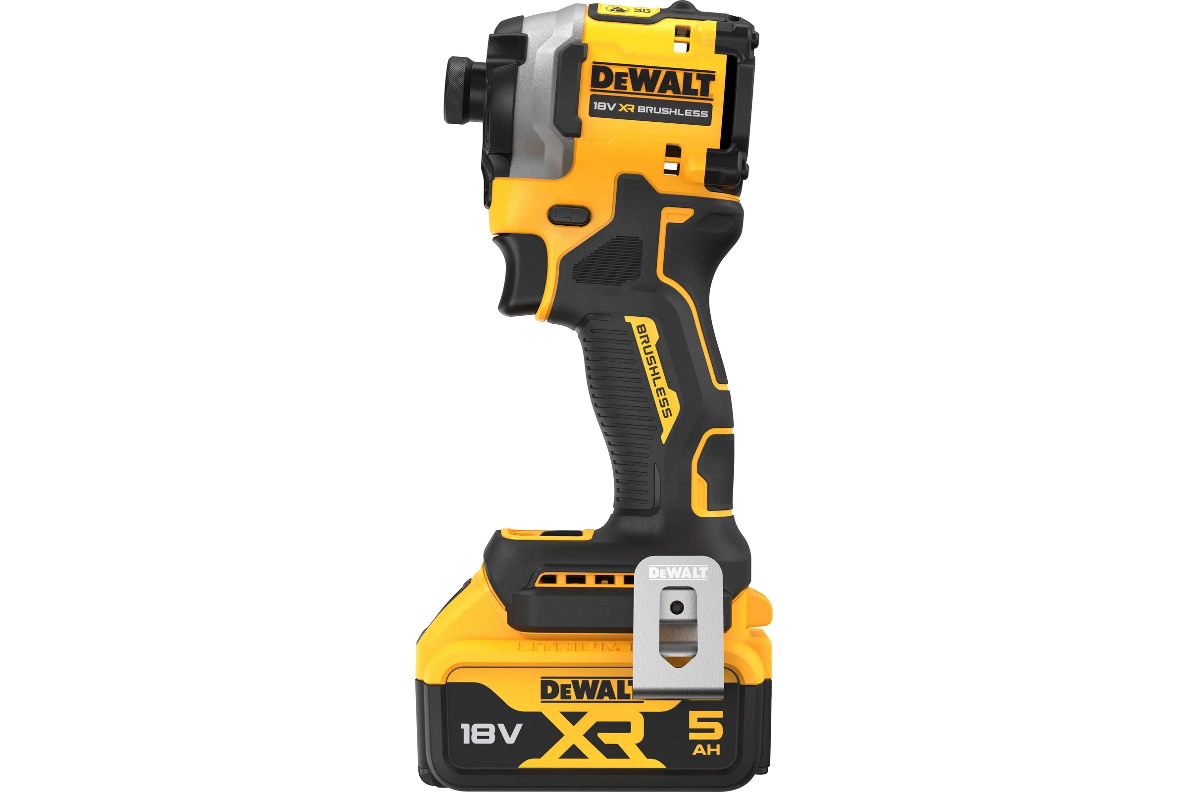 Аккумуляторный шуруповерт DEWALT DCF850P2T, 18 В, 206.2 Нм, 3800 уд/мин, с 2 АКБ 5 Ач и ЗУ, в кейсе TSTAK DCF850P2T-QW