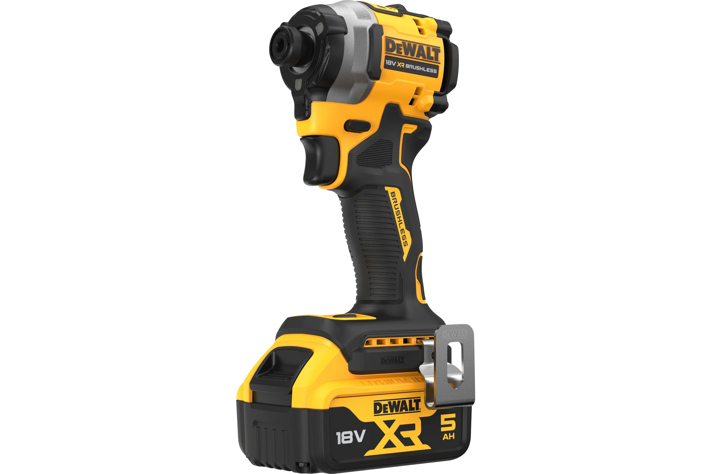 Аккумуляторный шуруповерт DEWALT DCF850P2T, 18 В, 206.2 Нм, 3800 уд/мин, с 2 АКБ 5 Ач и ЗУ, в кейсе TSTAK DCF850P2T-QW